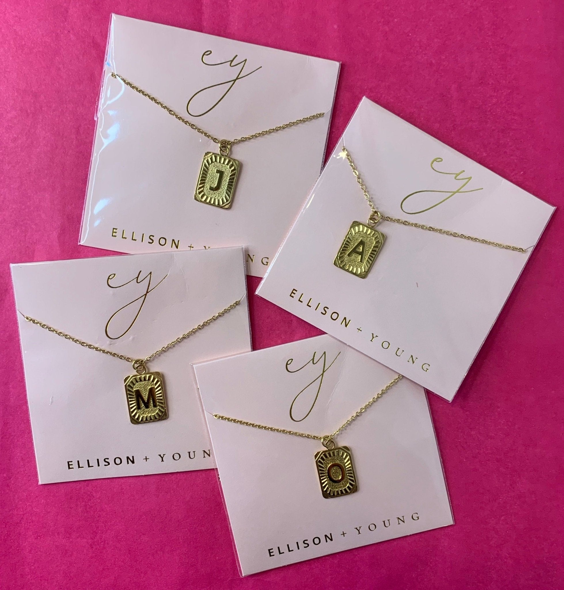 18k Gold Plated Initial Necklace - Styled by Ashley Brooke