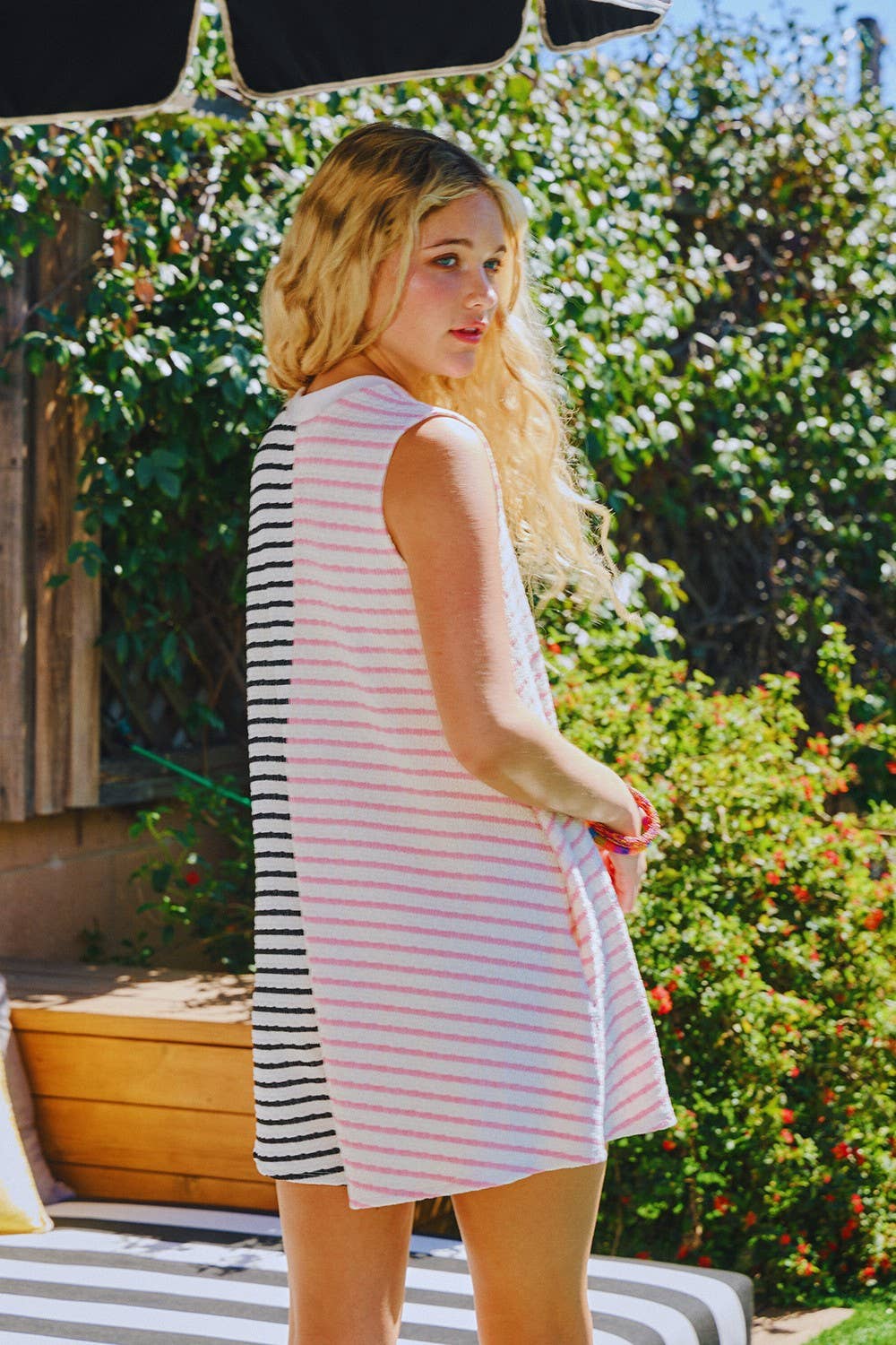 Striped Romper - Styled by Ashley Brooke