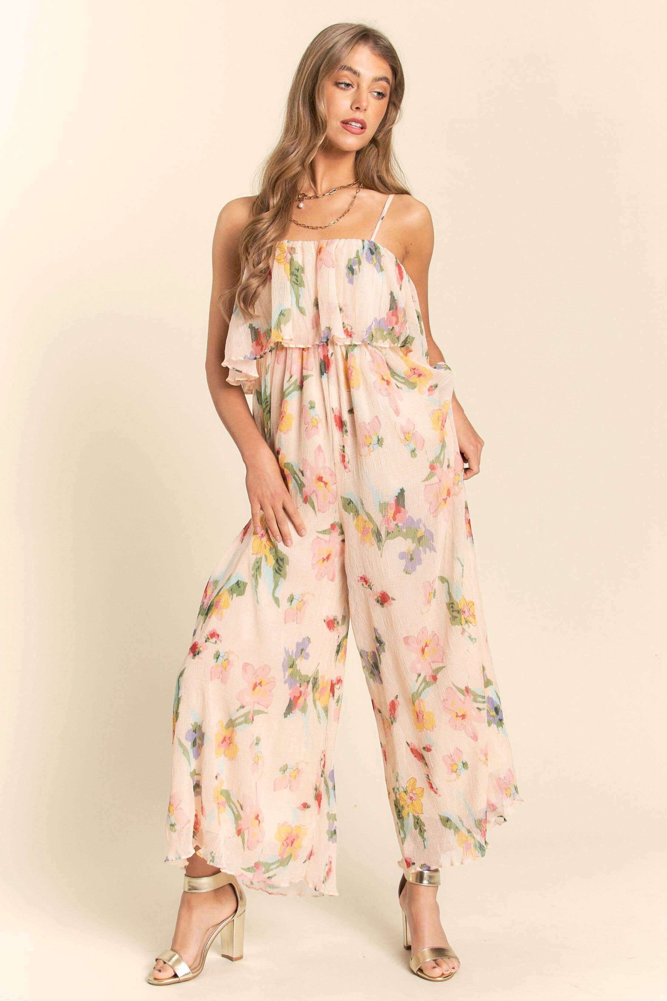 Floral Jumpsuit - Styled by Ashley Brooke