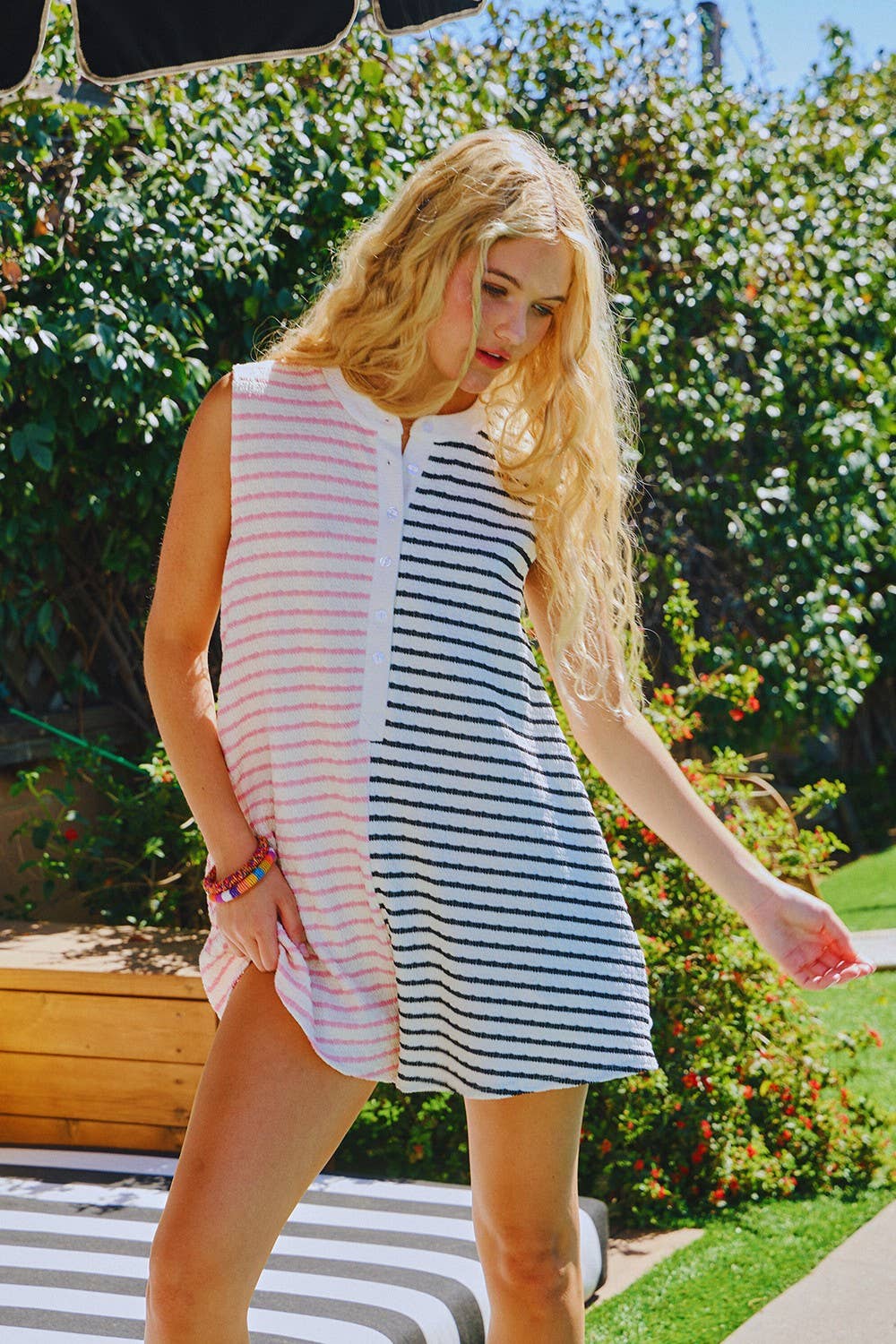 Striped Romper - Styled by Ashley Brooke