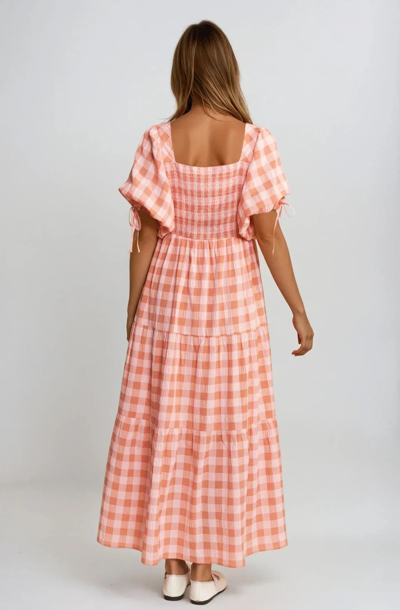 PRE-ORDER: Checkered Maxi Dress - Styled by Ashley Brooke