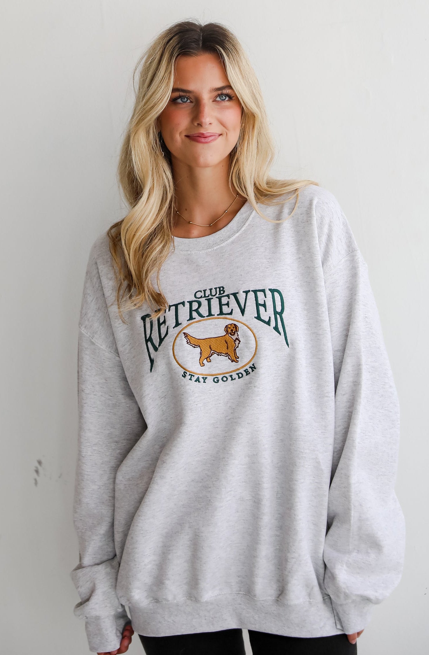 Club Retriever Oversized Sweatshirt - Styled by Ashley Brooke