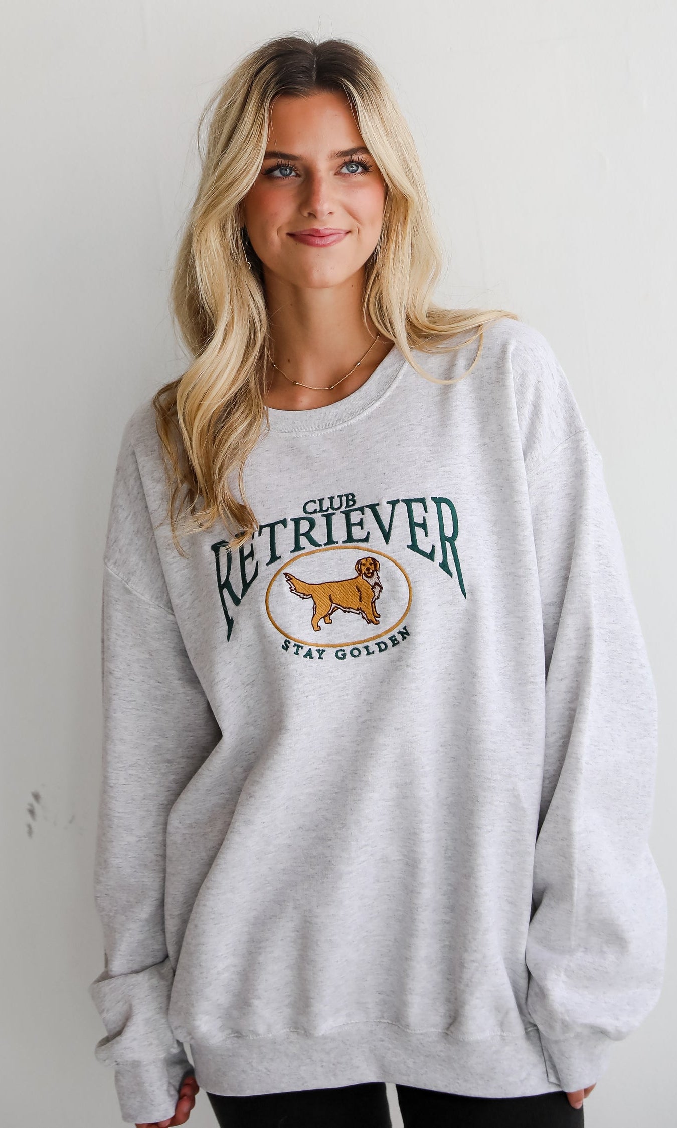 Club Retriever Oversized Sweatshirt - Styled by Ashley Brooke