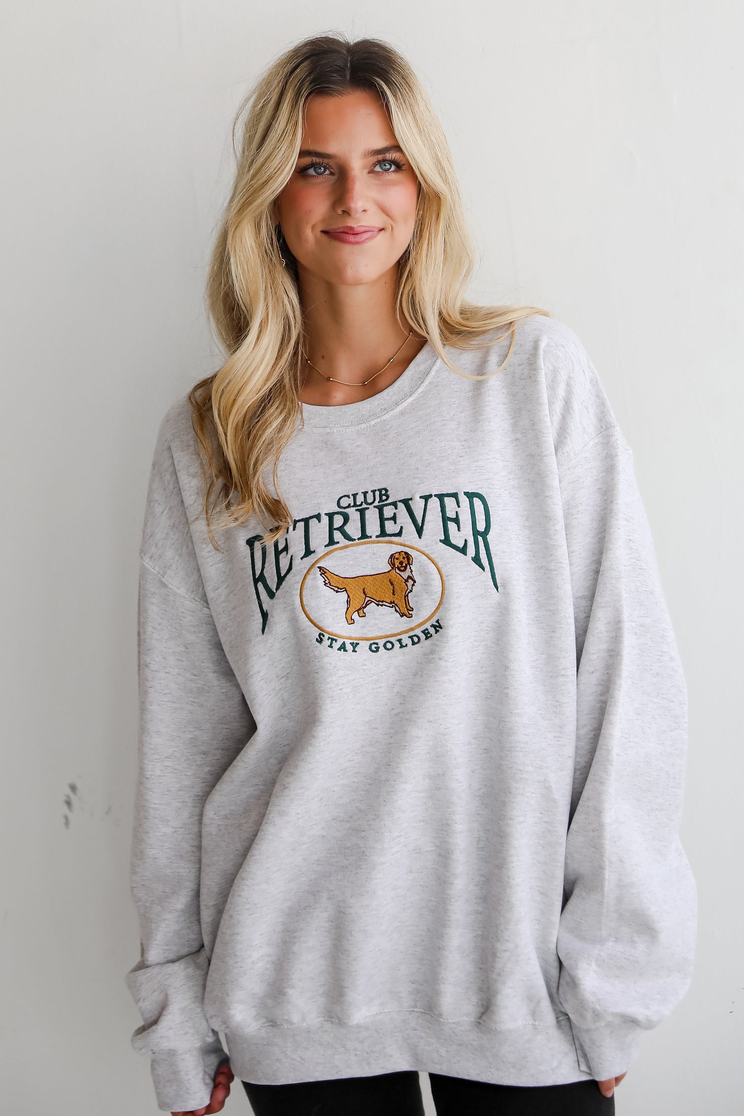 Club Retriever Oversized Sweatshirt - Styled by Ashley Brooke