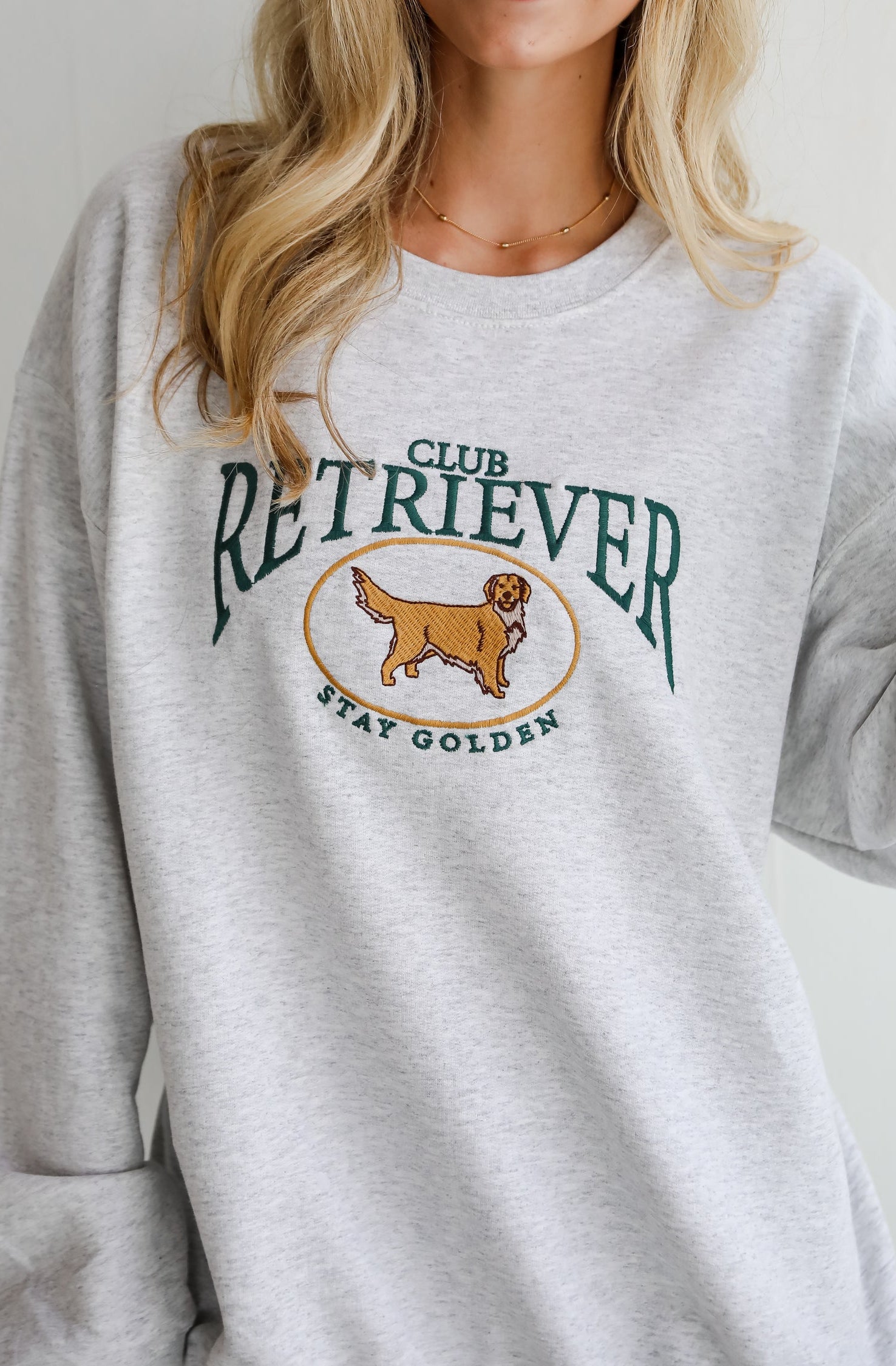 Club Retriever Oversized Sweatshirt - Styled by Ashley Brooke