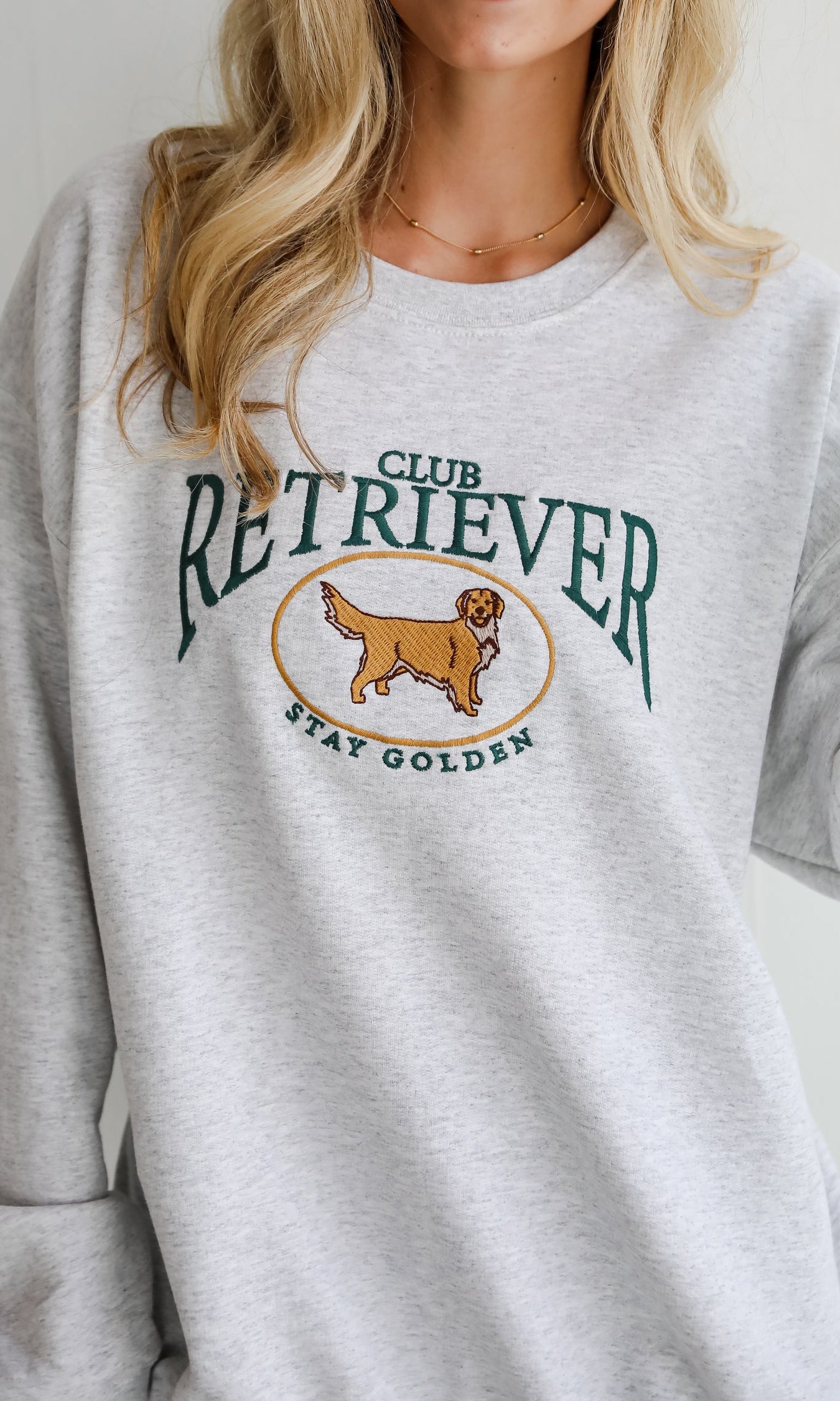 Club Retriever Oversized Sweatshirt - Styled by Ashley Brooke