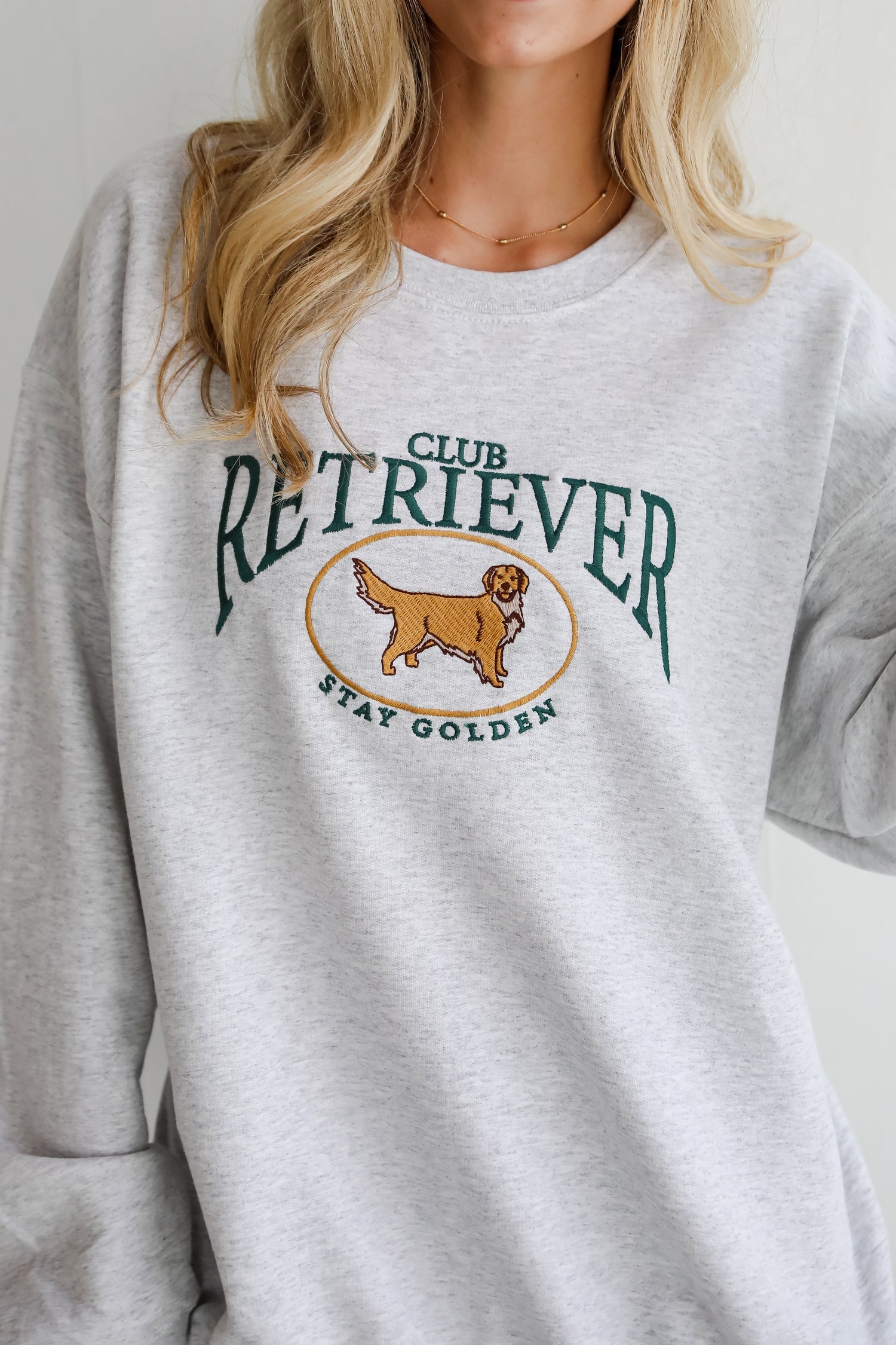 Club Retriever Oversized Sweatshirt - Styled by Ashley Brooke
