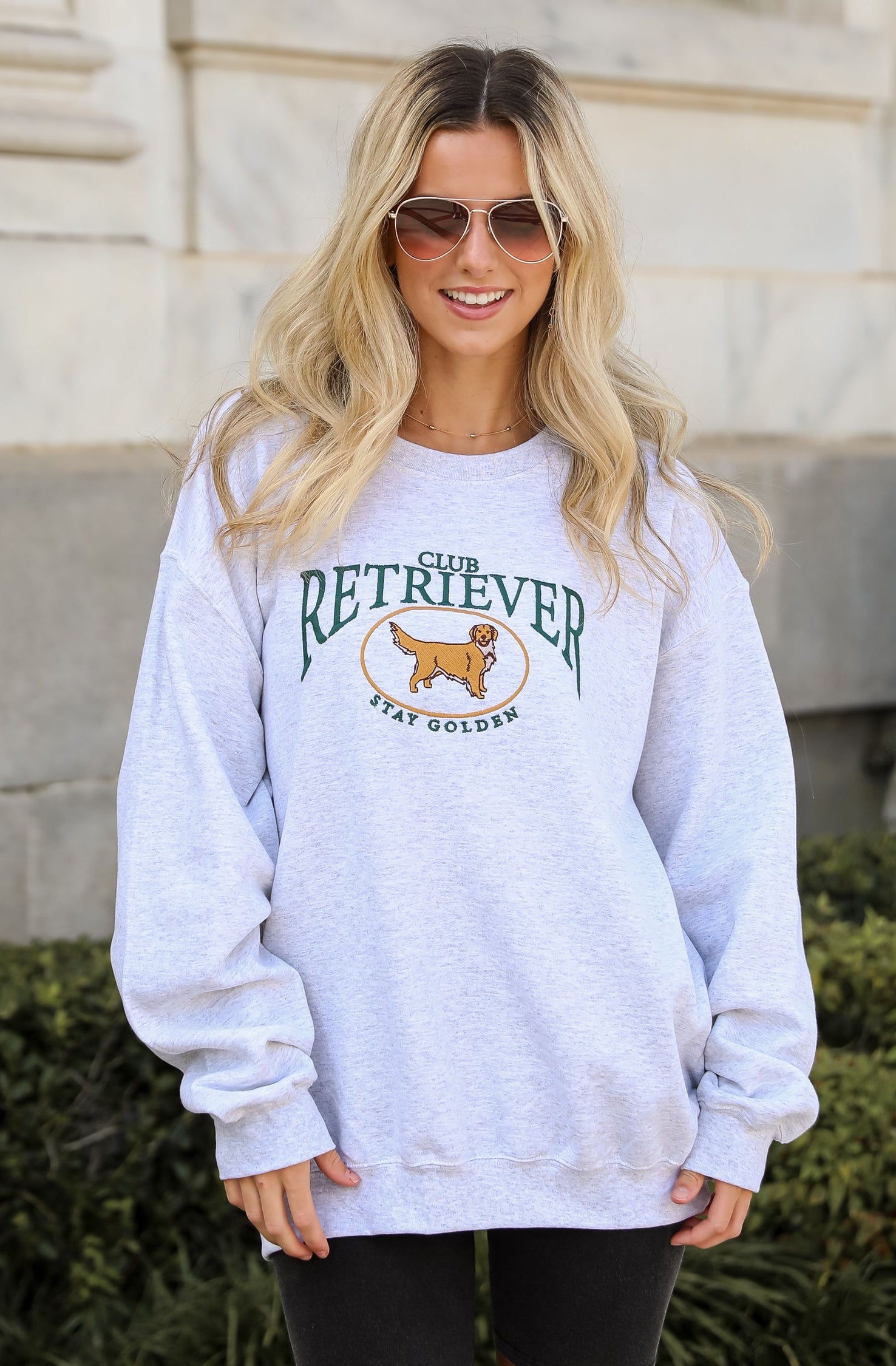 Club Retriever Oversized Sweatshirt - Styled by Ashley Brooke