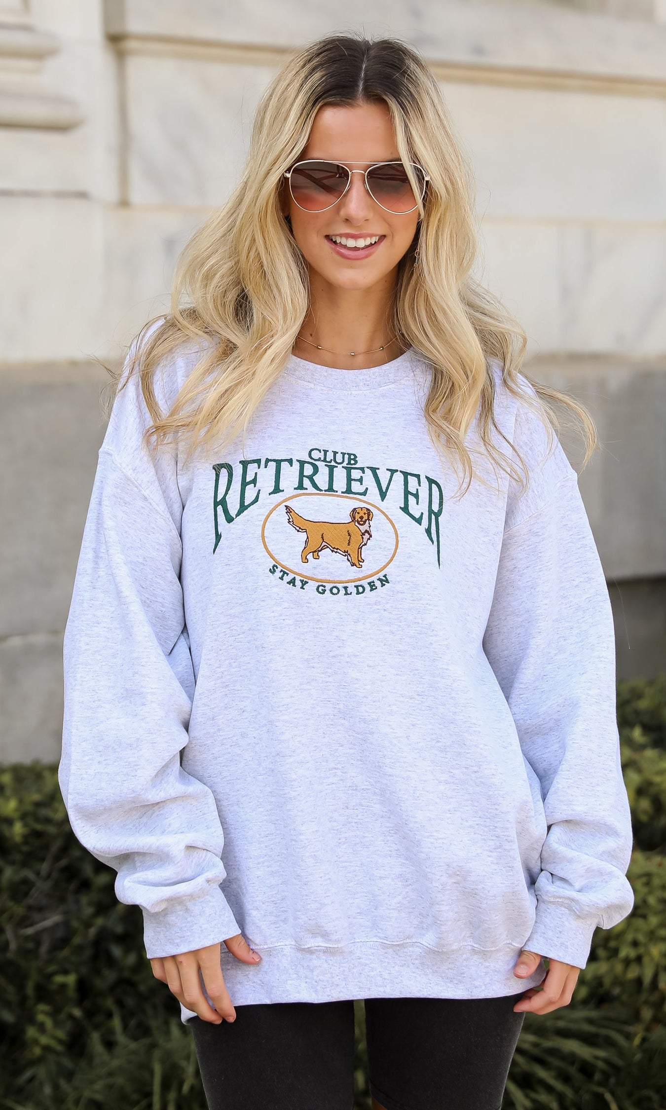 Club Retriever Oversized Sweatshirt - Styled by Ashley Brooke