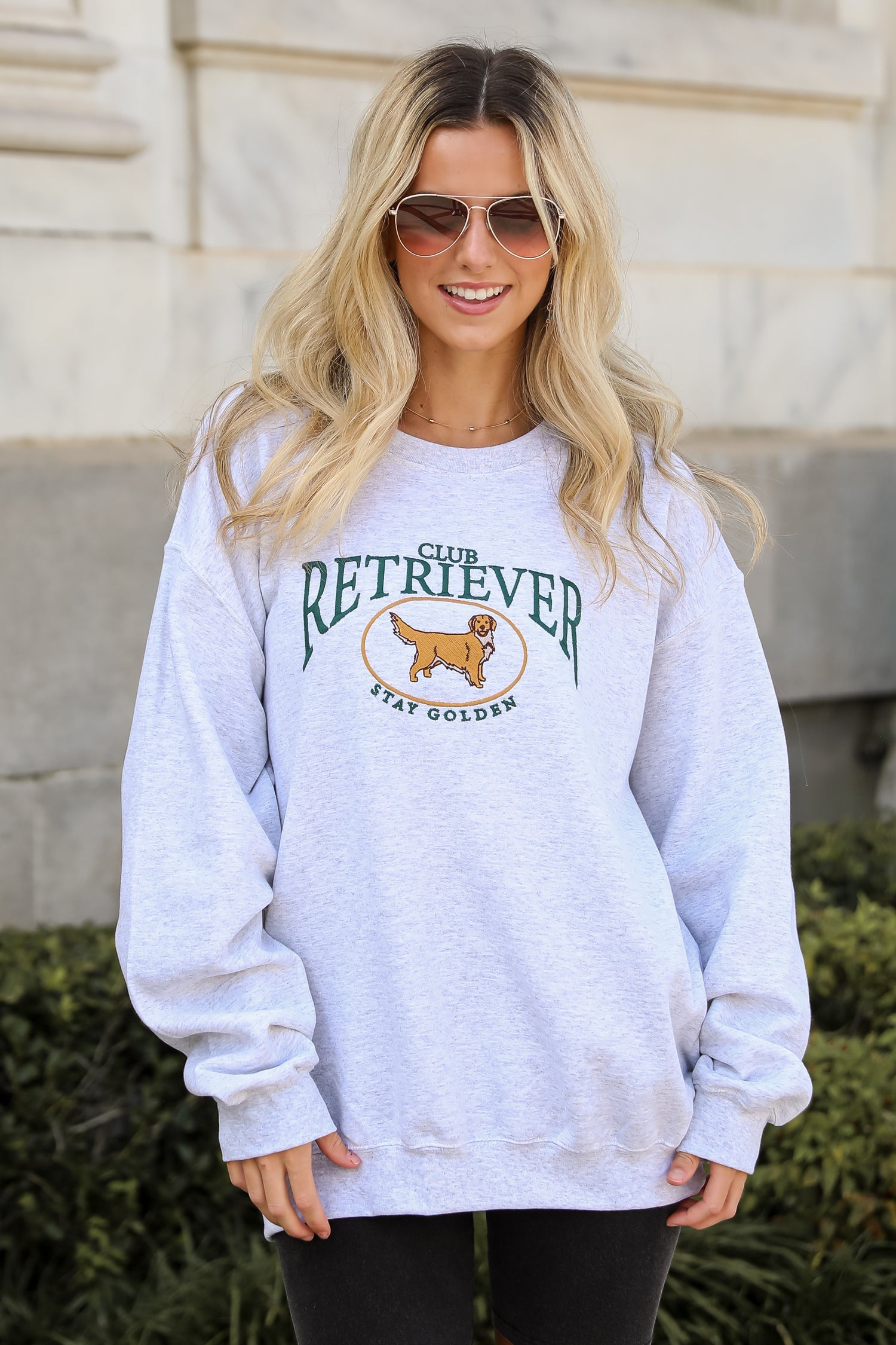 Club Retriever Oversized Sweatshirt - Styled by Ashley Brooke
