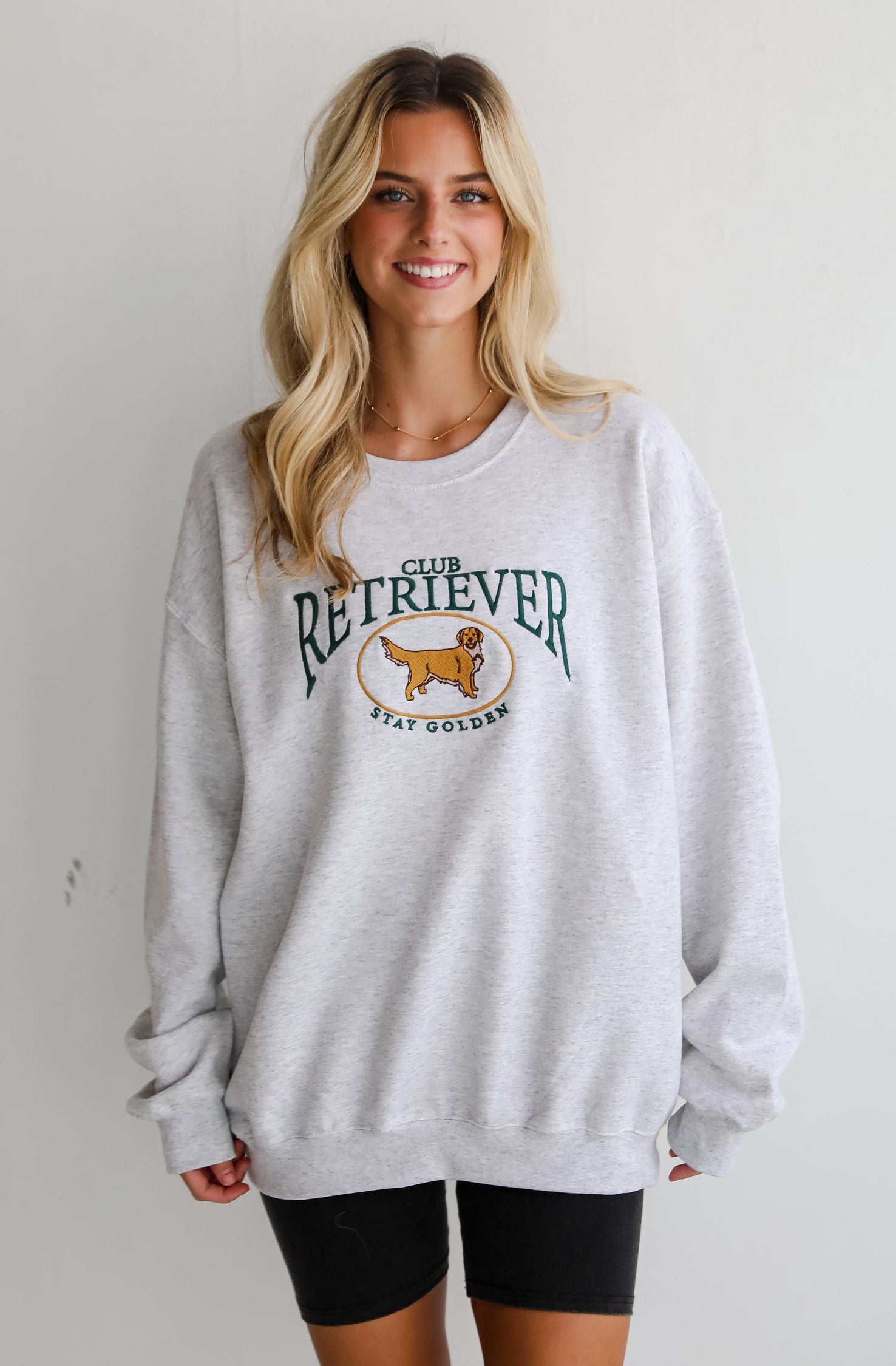 Club Retriever Oversized Sweatshirt - Styled by Ashley Brooke