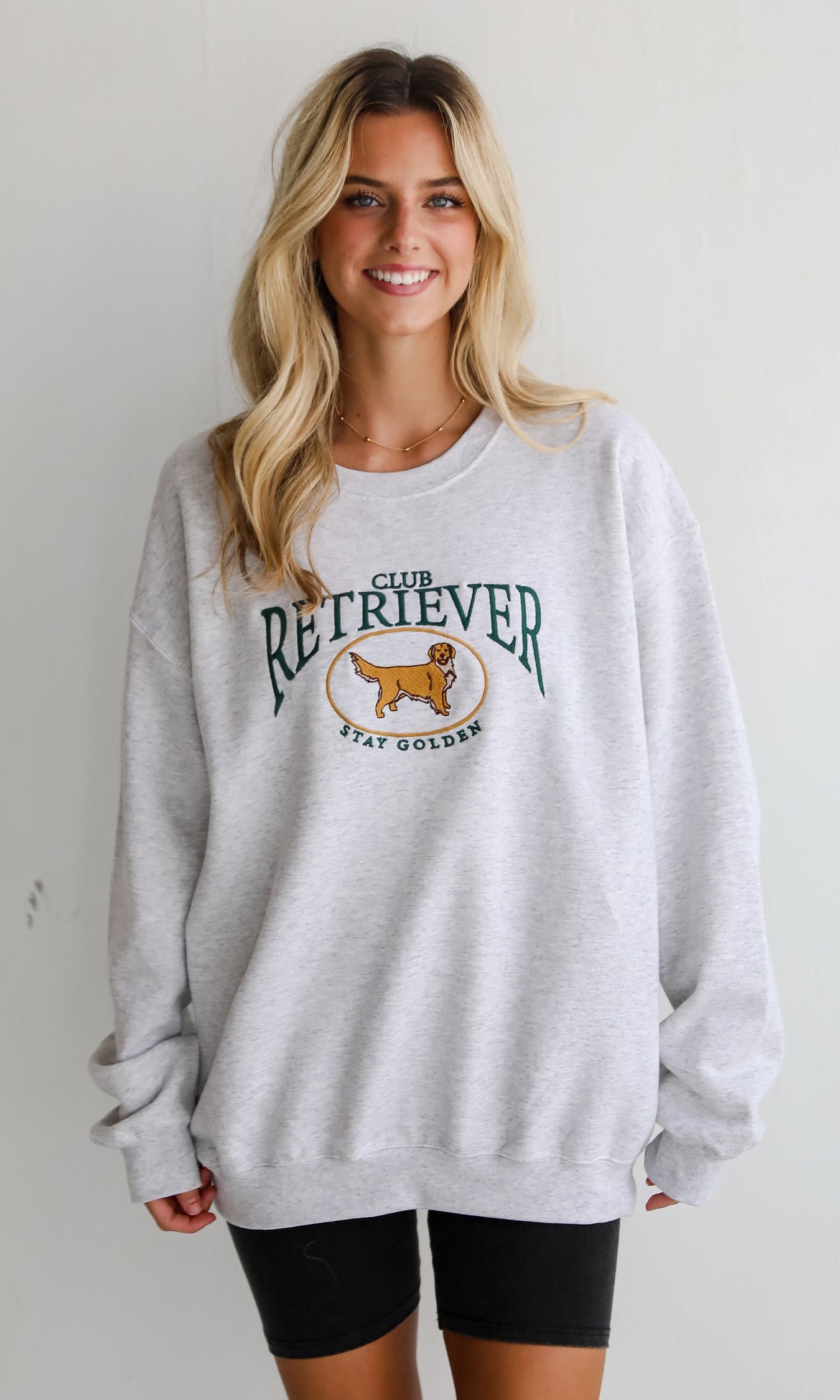 Club Retriever Oversized Sweatshirt - Styled by Ashley Brooke