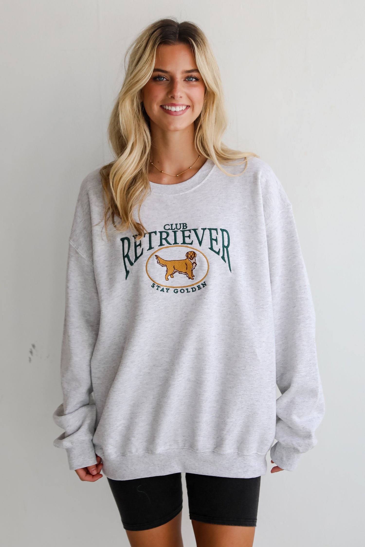 Club Retriever Oversized Sweatshirt - Styled by Ashley Brooke