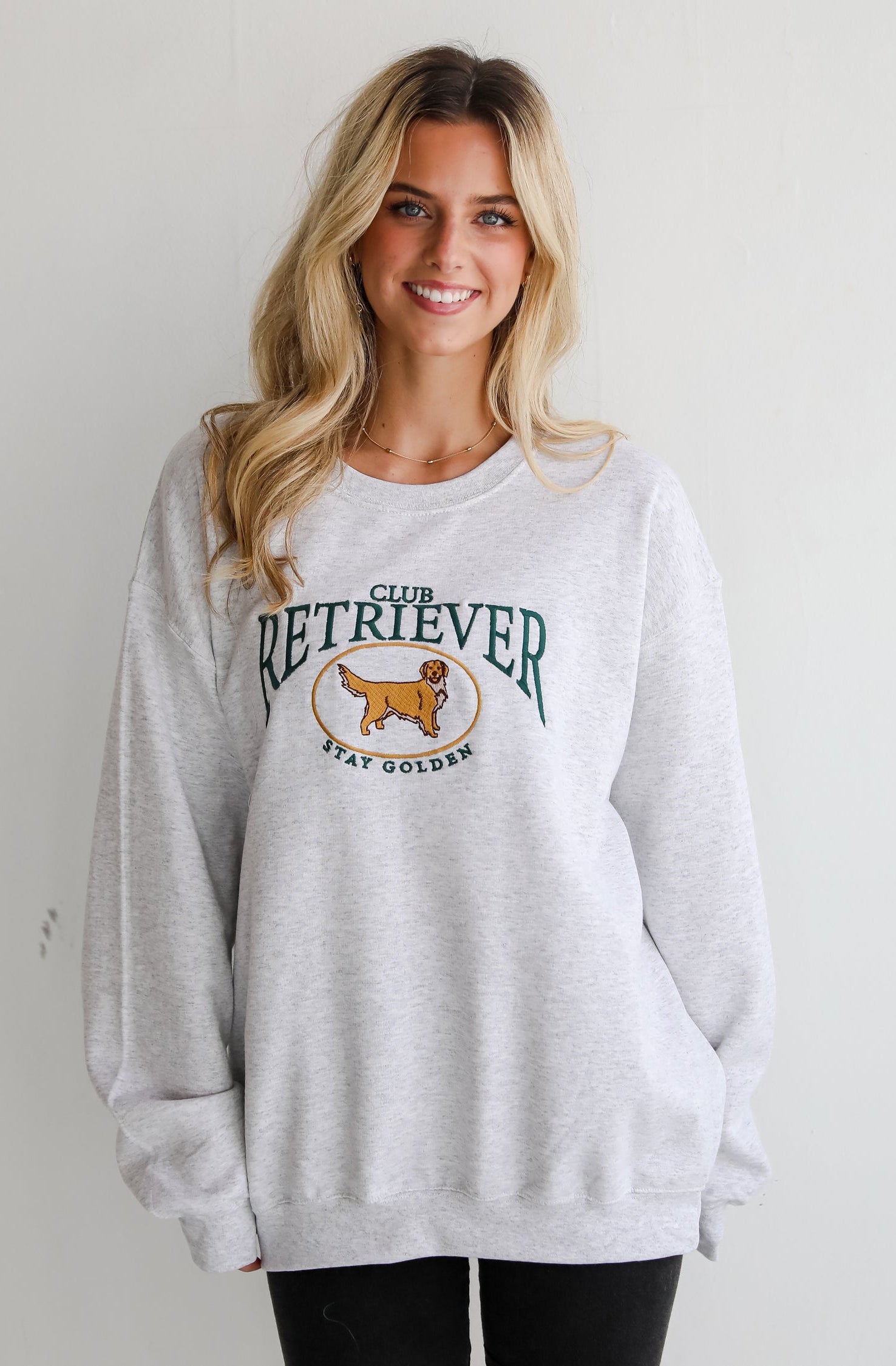 Club Retriever Oversized Sweatshirt - Styled by Ashley Brooke