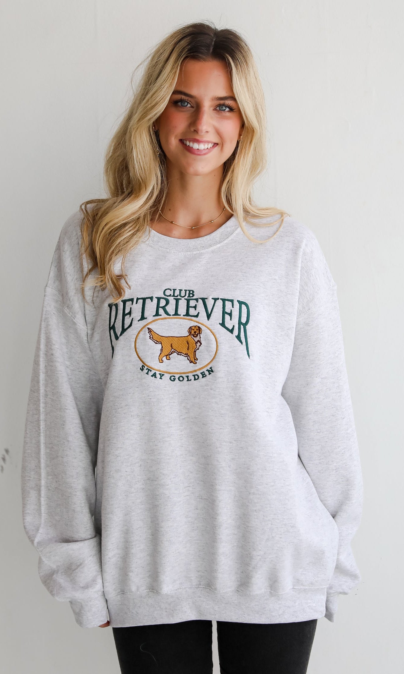Club Retriever Oversized Sweatshirt - Styled by Ashley Brooke