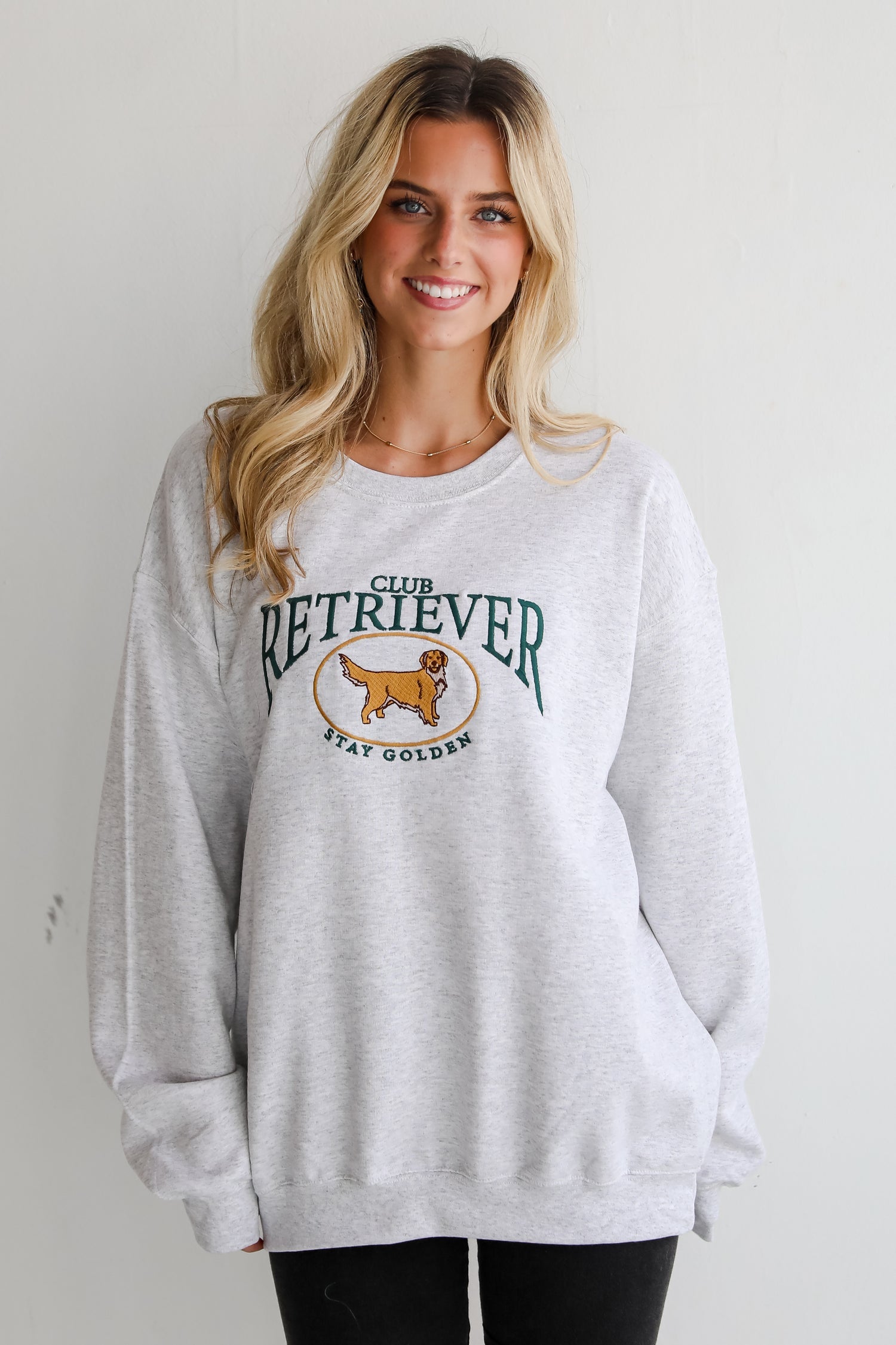Club Retriever Oversized Sweatshirt - Styled by Ashley Brooke