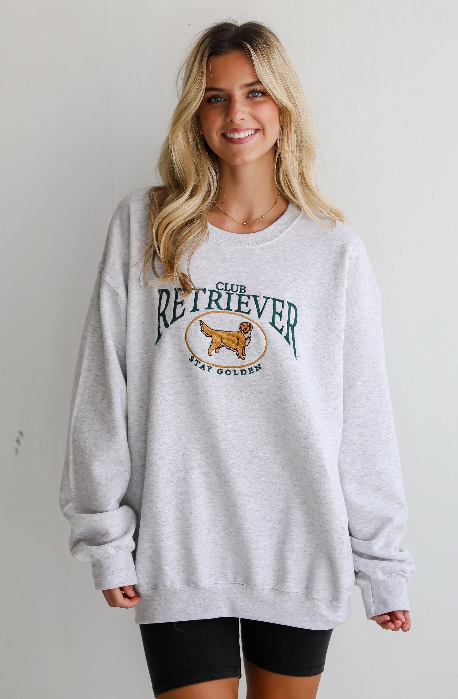 Club Retriever Oversized Sweatshirt - Styled by Ashley Brooke