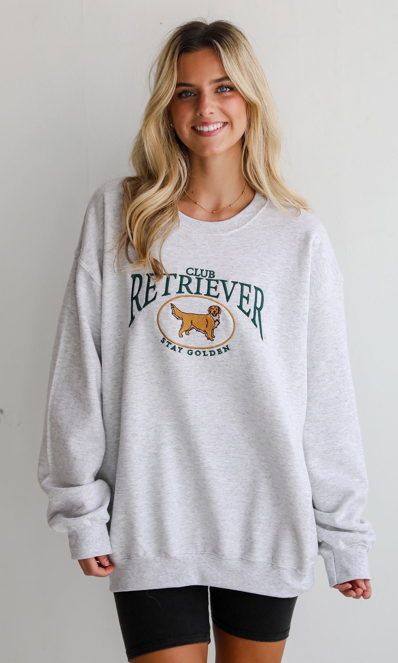 Club Retriever Oversized Sweatshirt - Styled by Ashley Brooke
