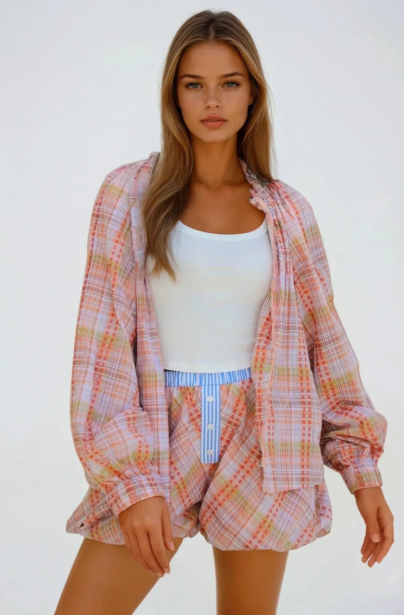 Plaid Two-Piece Set - Styled by Ashley Brooke