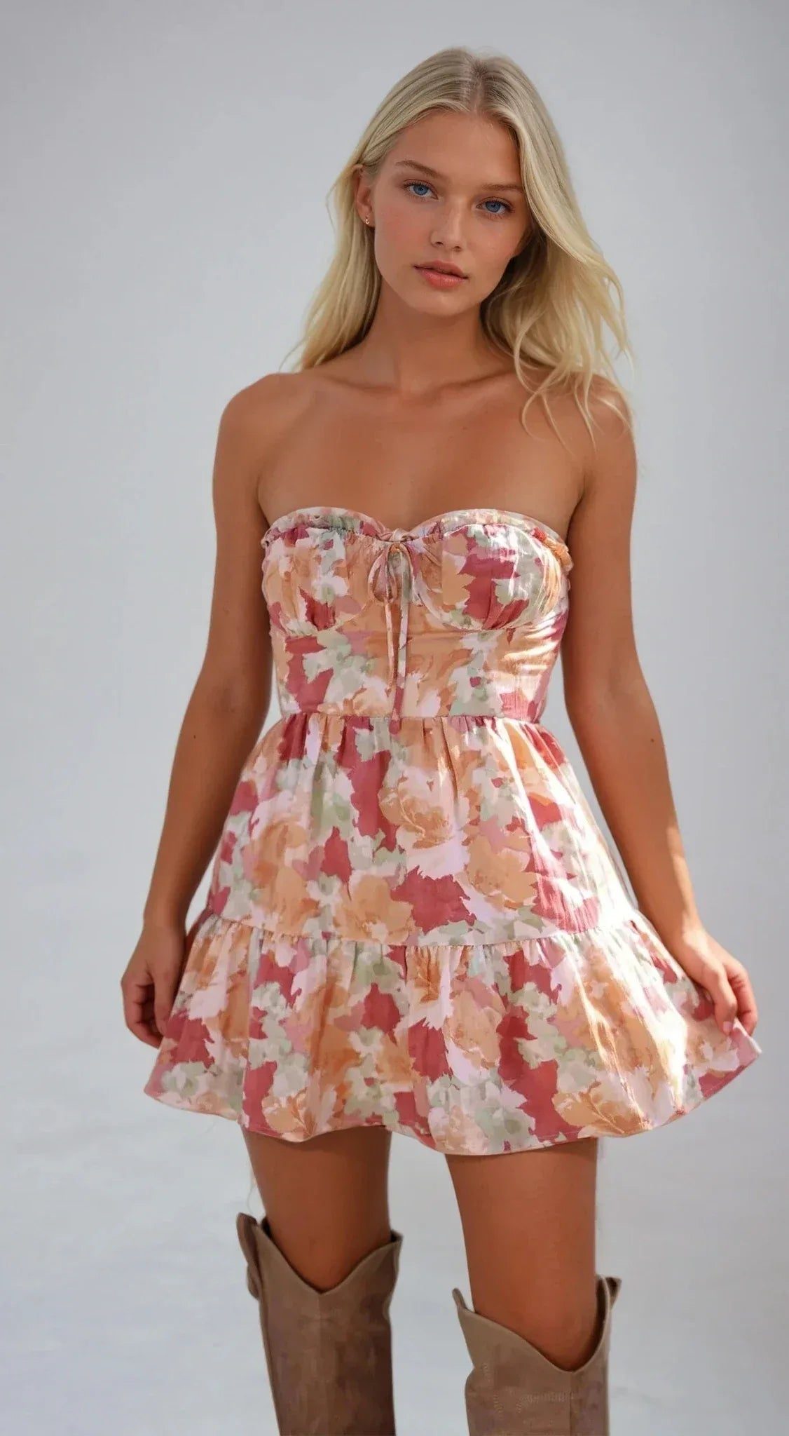 Tropical Nights Mini Dress - Styled by Ashley Brooke