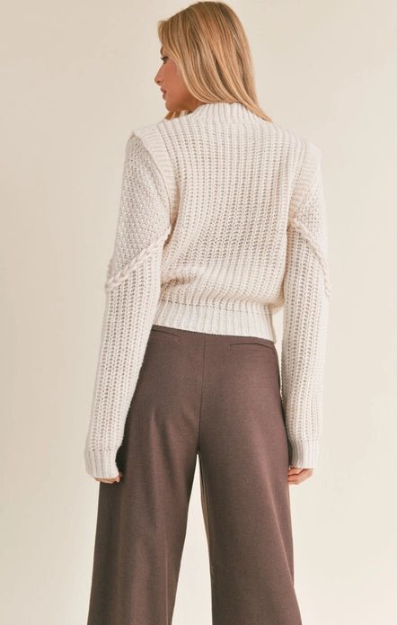 Braided Detail Sweater - Styled by Ashley Brooke