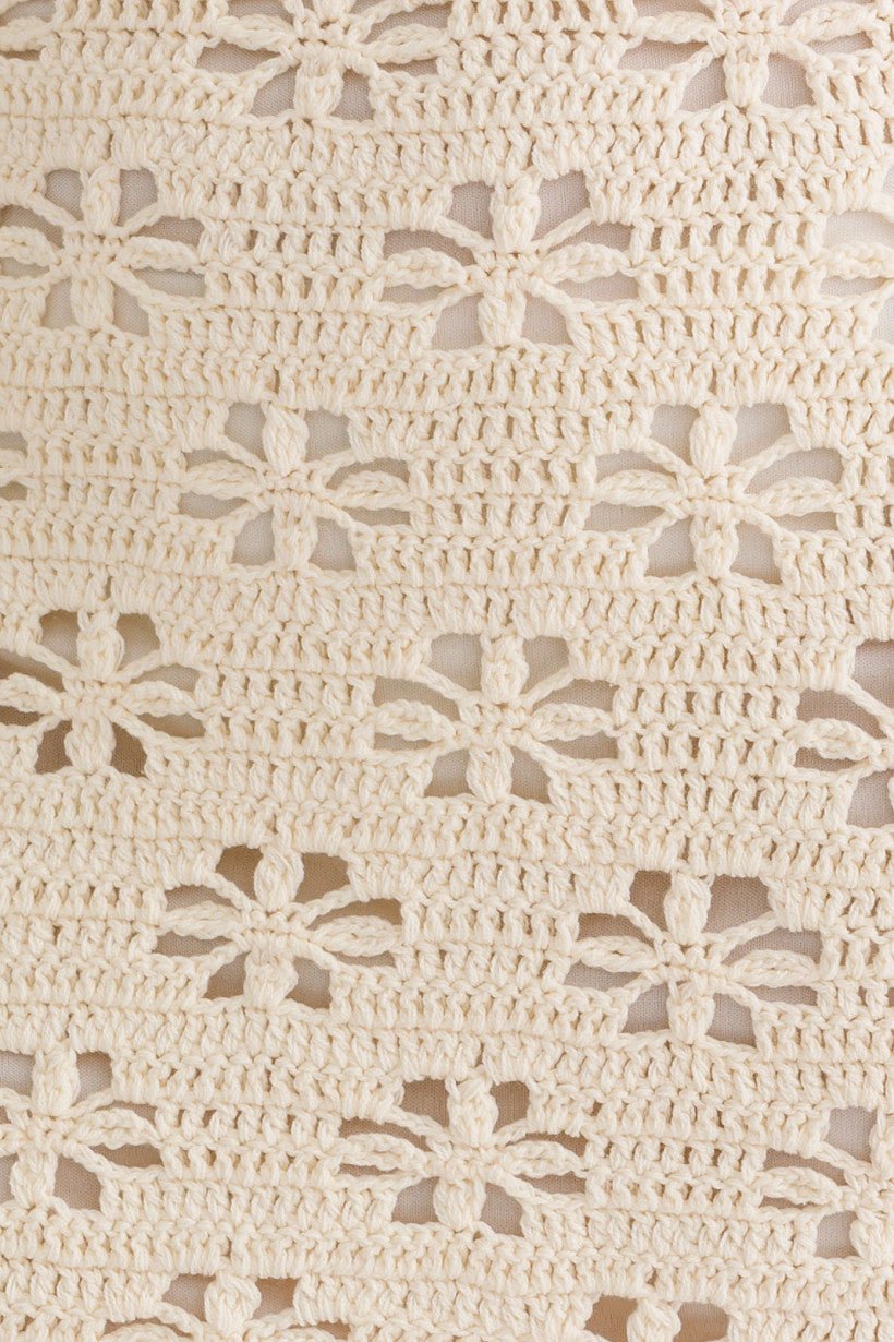 Crochet Effect Sweater Top - Styled by Ashley Brooke