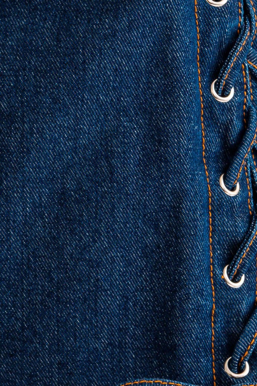 Denim Mini Skirt - Styled by Ashley Brooke