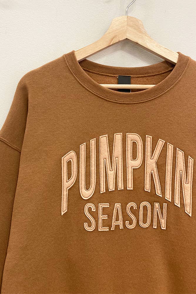 Pumpkin Season Oversized Sweatshirt - Styled by Ashley Brooke