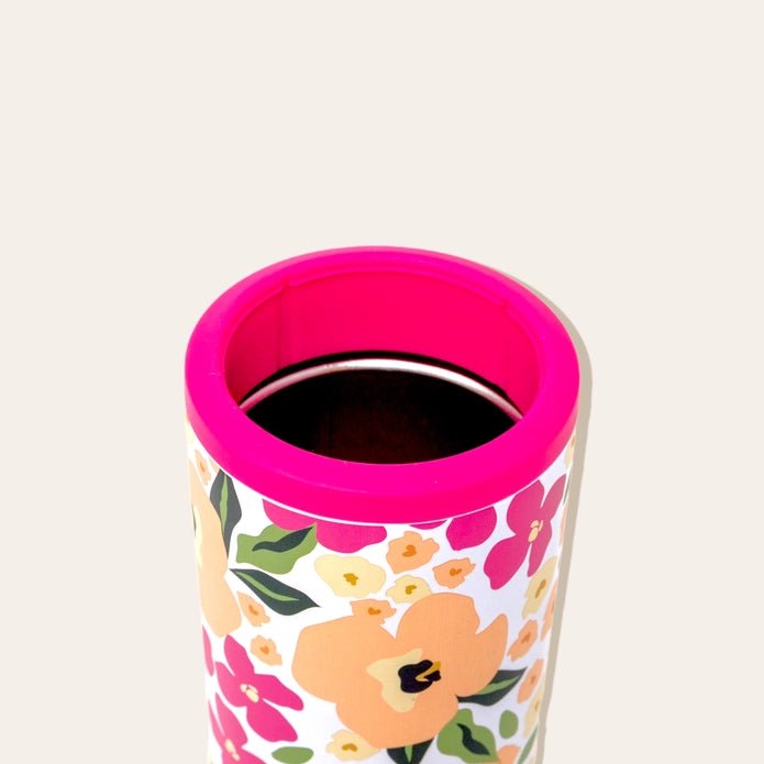 Floral Skinny Can Cooler - Styled by Ashley Brooke
