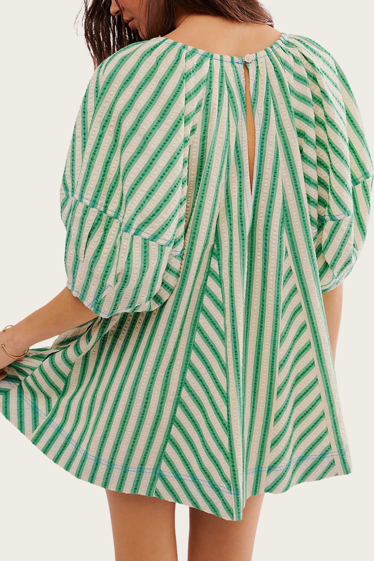 Bop Around Playsuit Romper in Green - Styled by Ashley Brooke