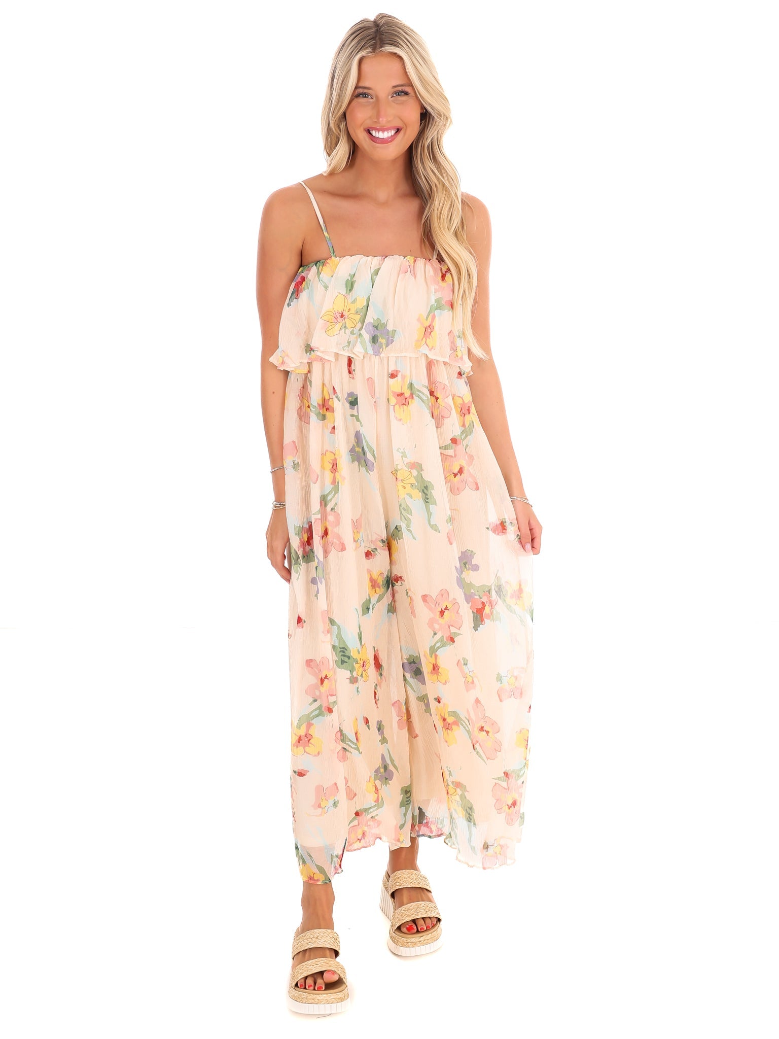 Floral Jumpsuit - Styled by Ashley Brooke