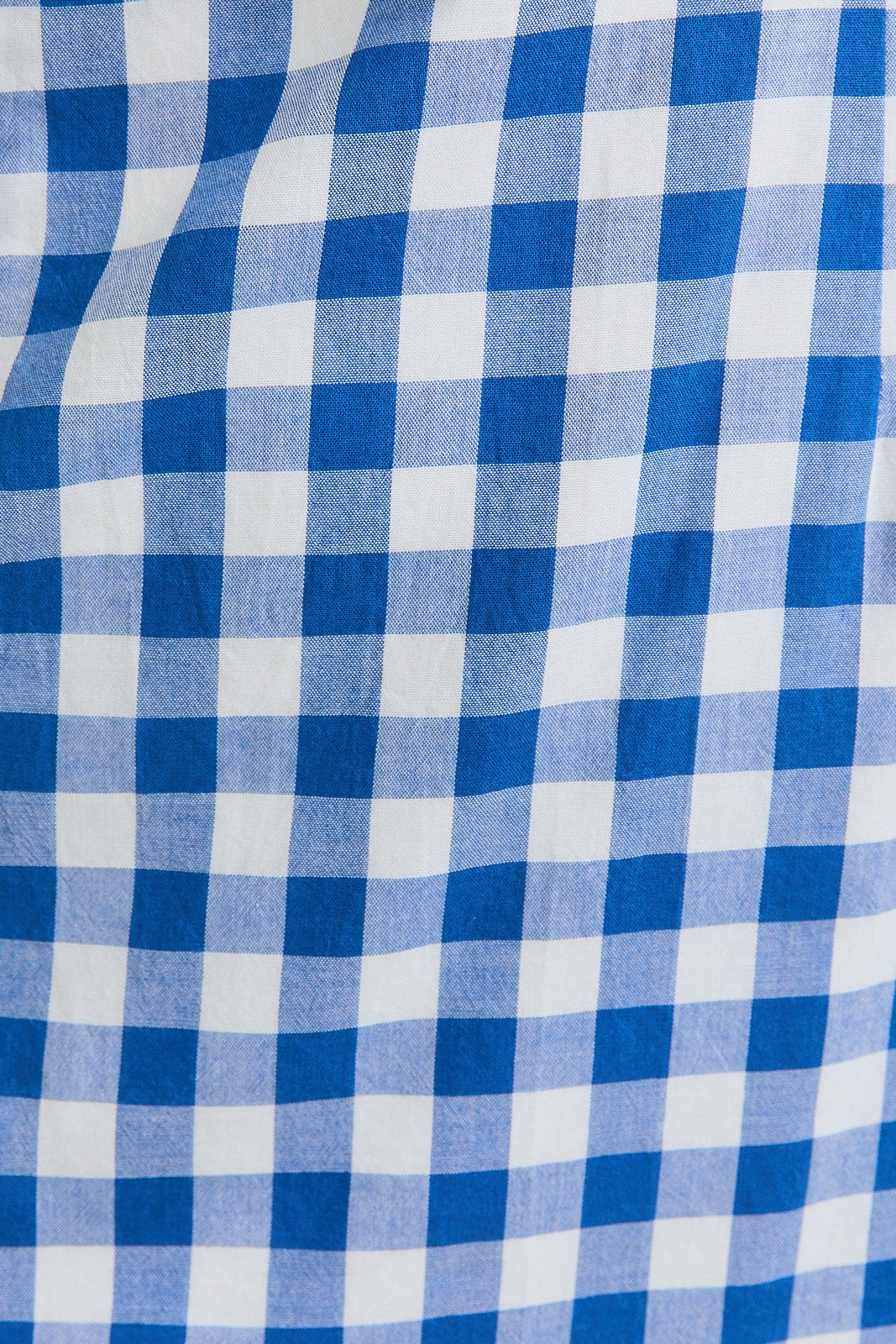 Strapless Blue Gingham Mini Dress - Styled by Ashley Brooke