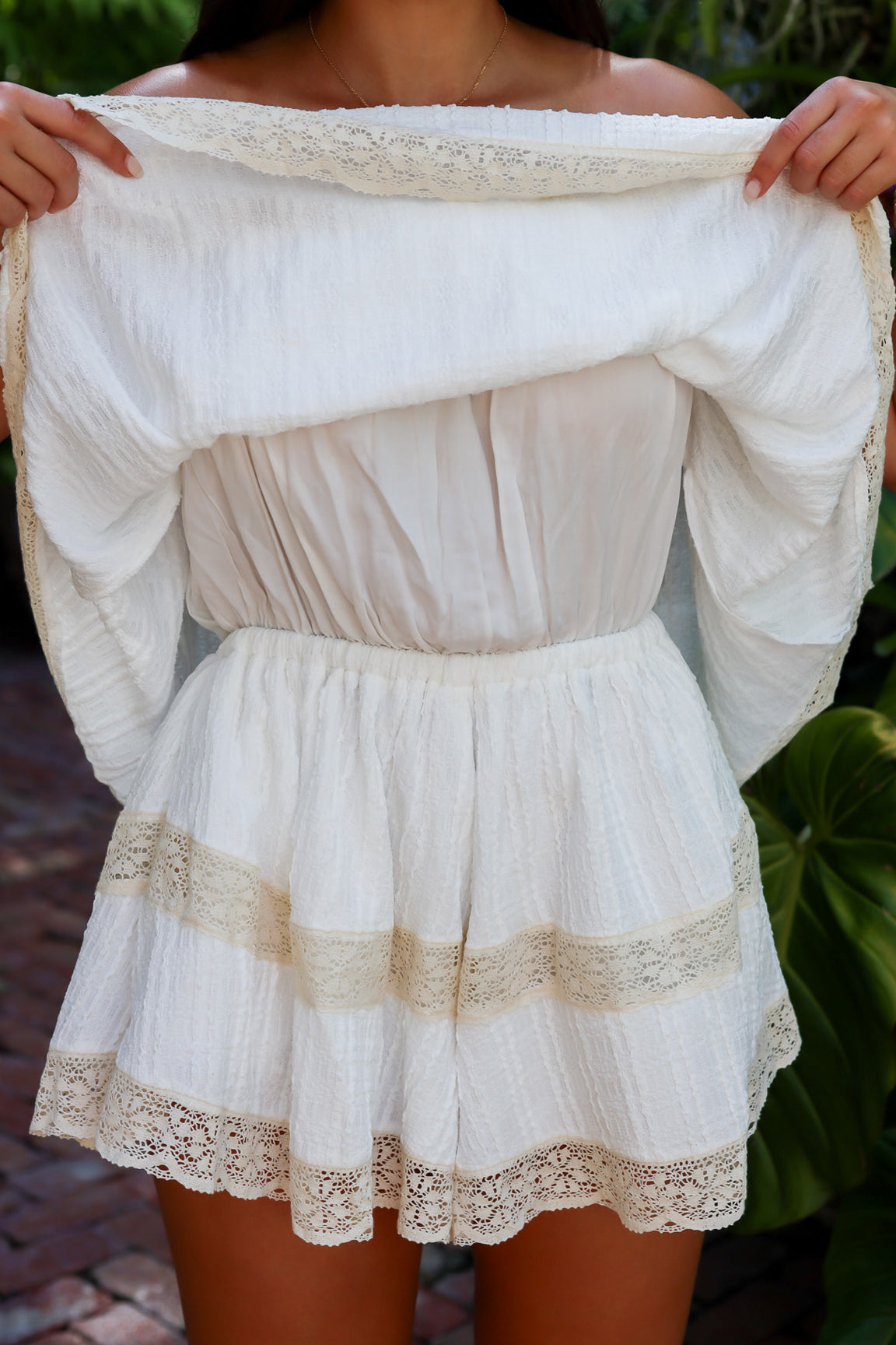 Layered Strapless Romper - Styled by Ashley Brooke