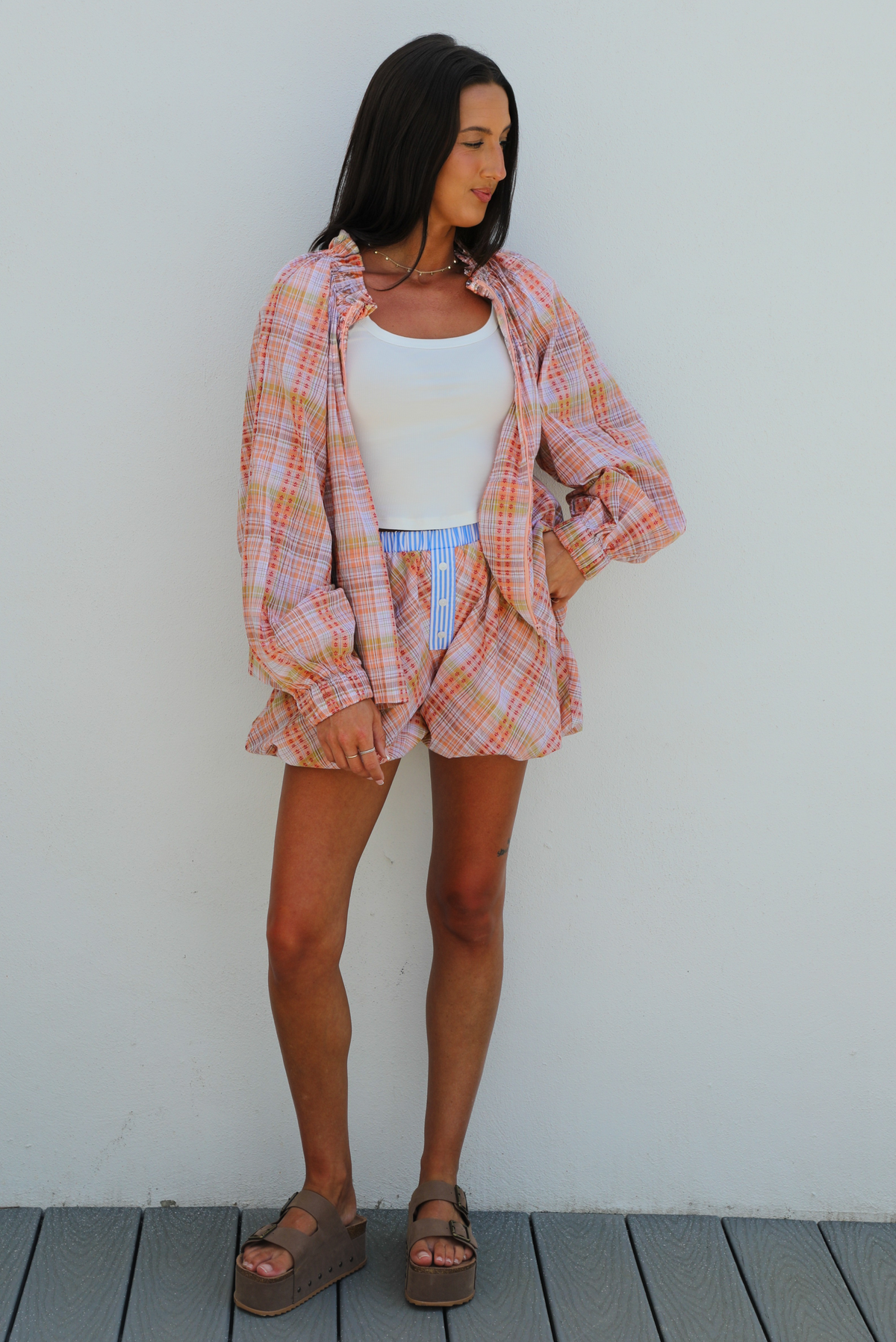 Plaid Two-Piece Set - Styled by Ashley Brooke