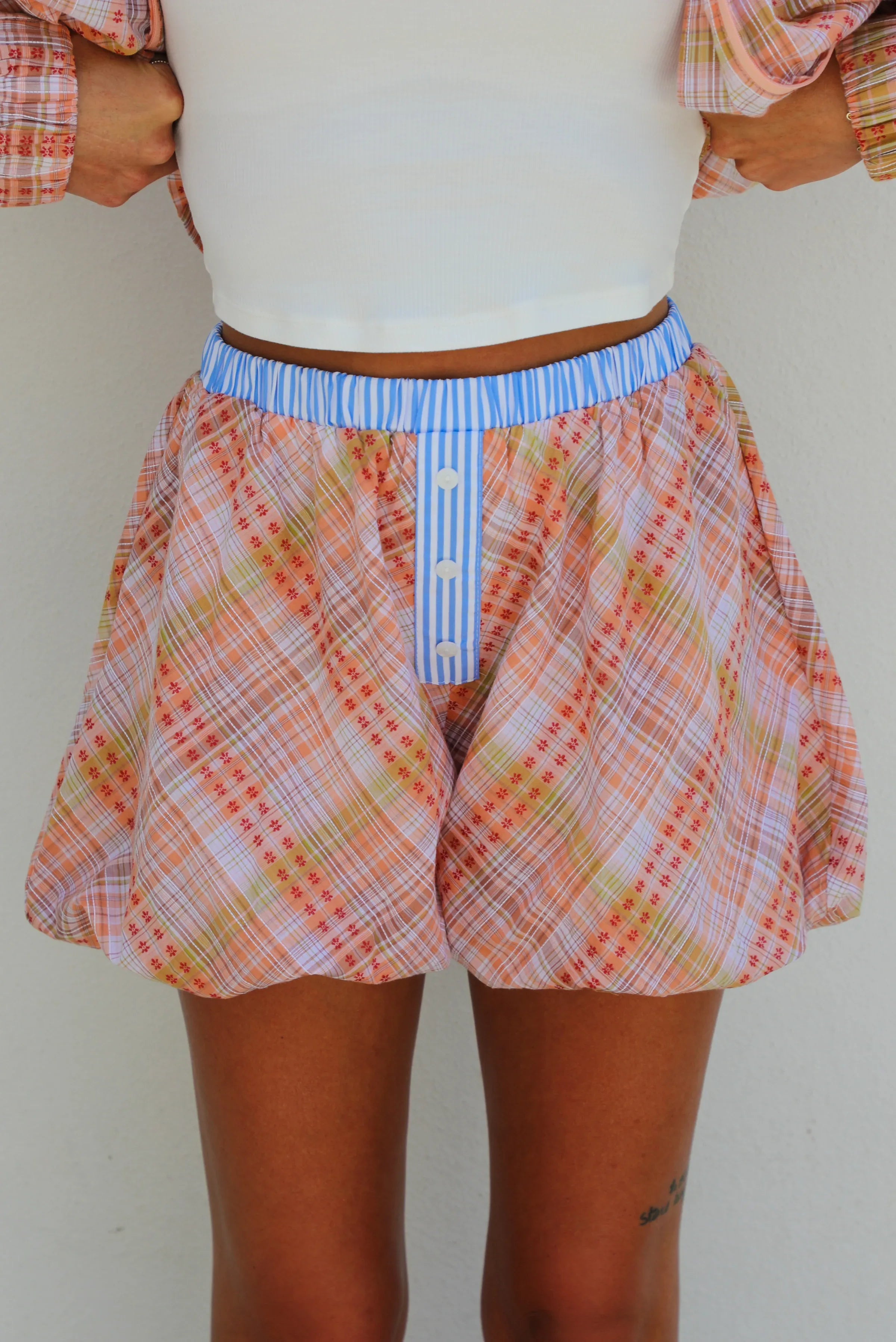 Plaid Two-Piece Set - Styled by Ashley Brooke