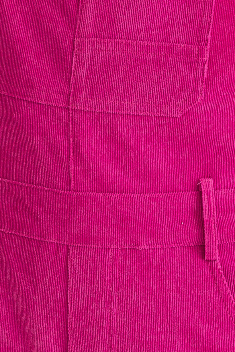 Magenta Shorts Overalls - Styled by Ashley Brooke