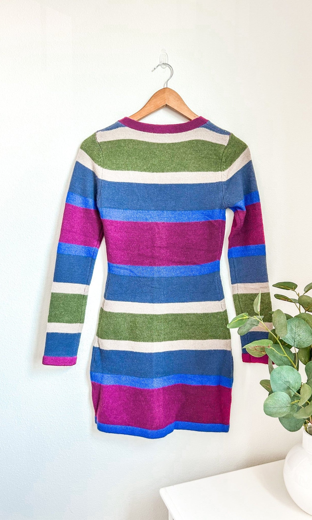 Multicolor Striped Sweater Dress - Styled by Ashley Brooke