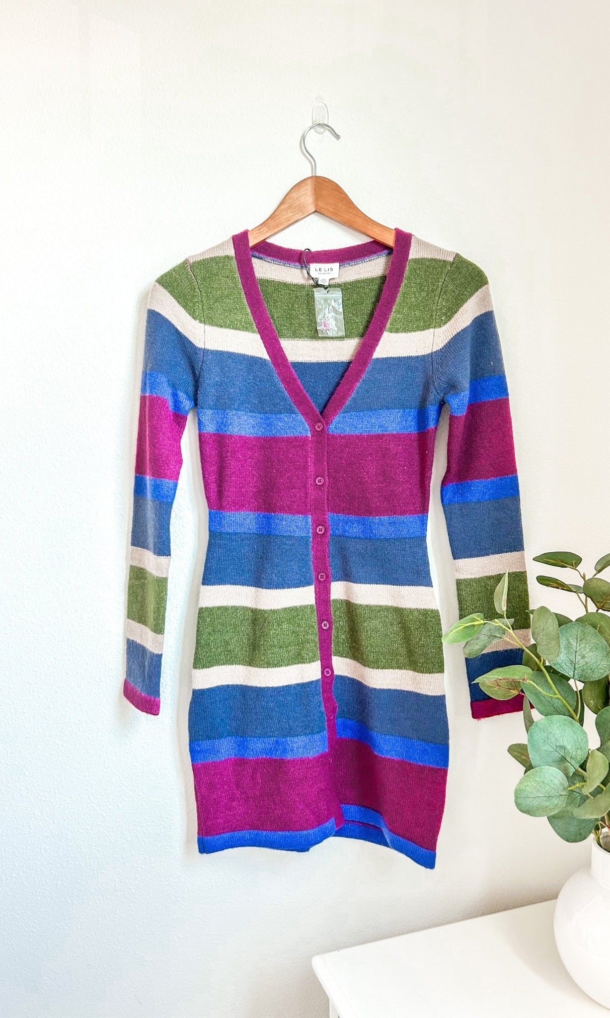 Multicolor Striped Sweater Dress - Styled by Ashley Brooke