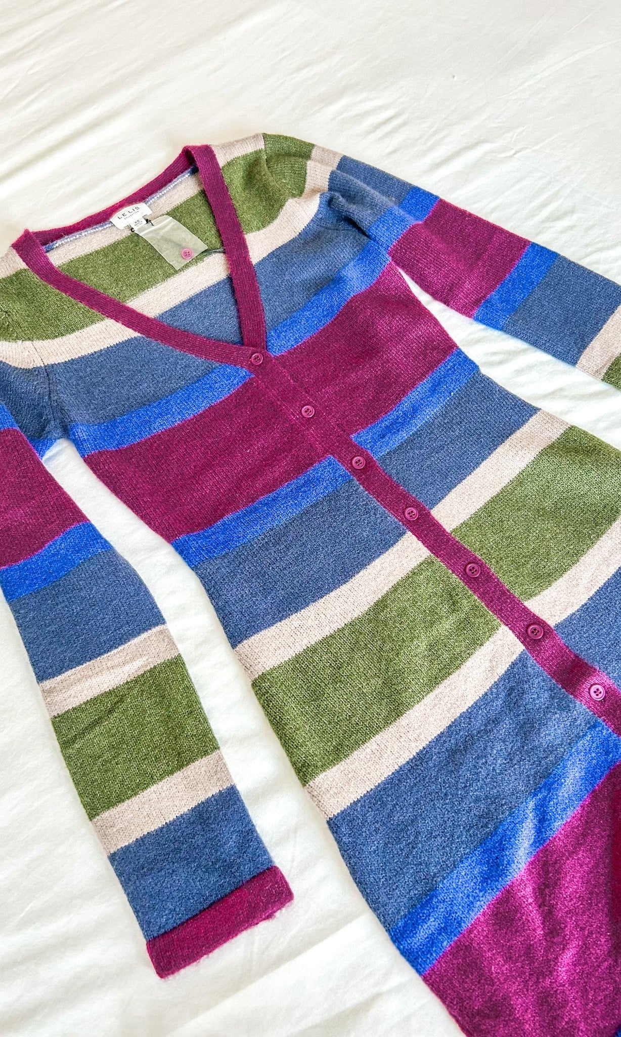 Multicolor Striped Sweater Dress - Styled by Ashley Brooke