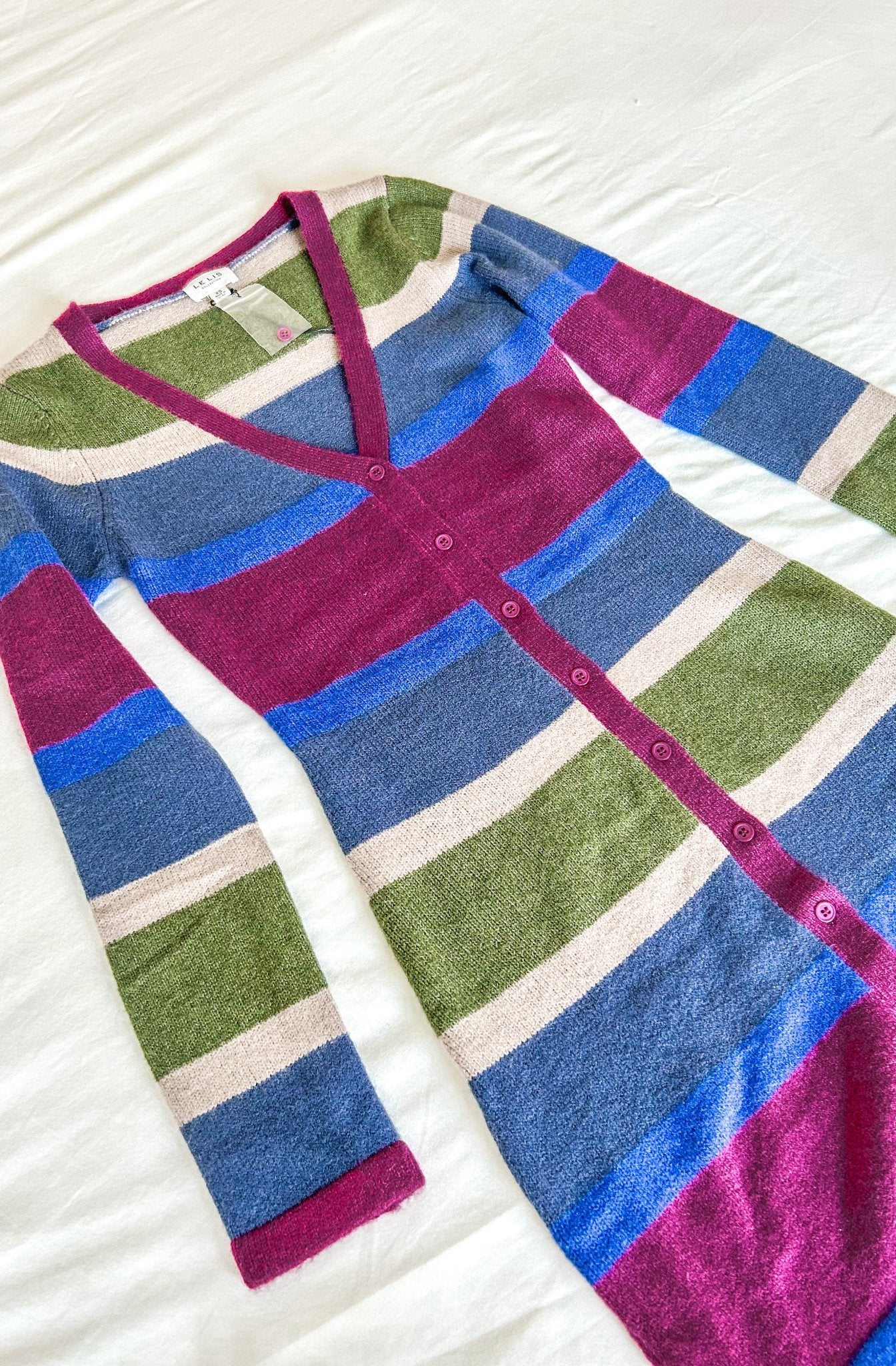 Multicolor Striped Sweater Dress - Styled by Ashley Brooke