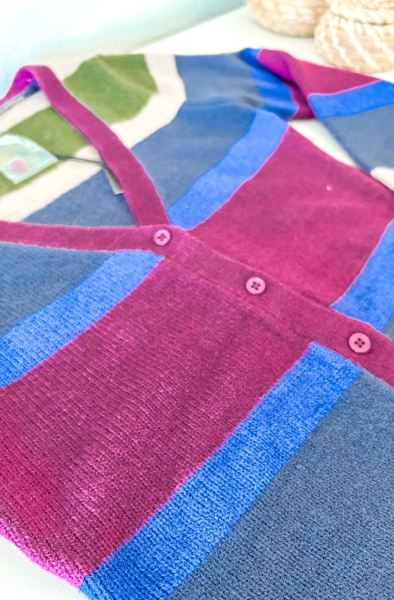 Multicolor Striped Sweater Dress - Styled by Ashley Brooke