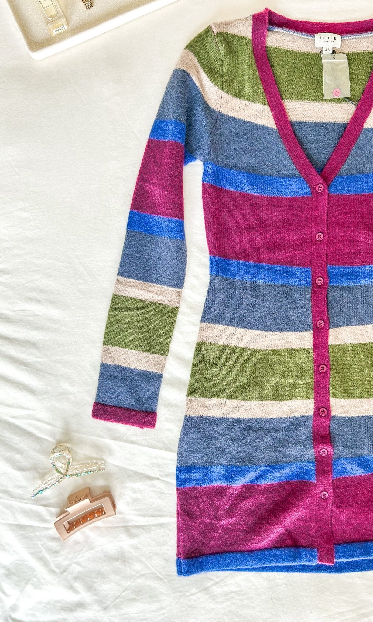 Multicolor Striped Sweater Dress - Styled by Ashley Brooke