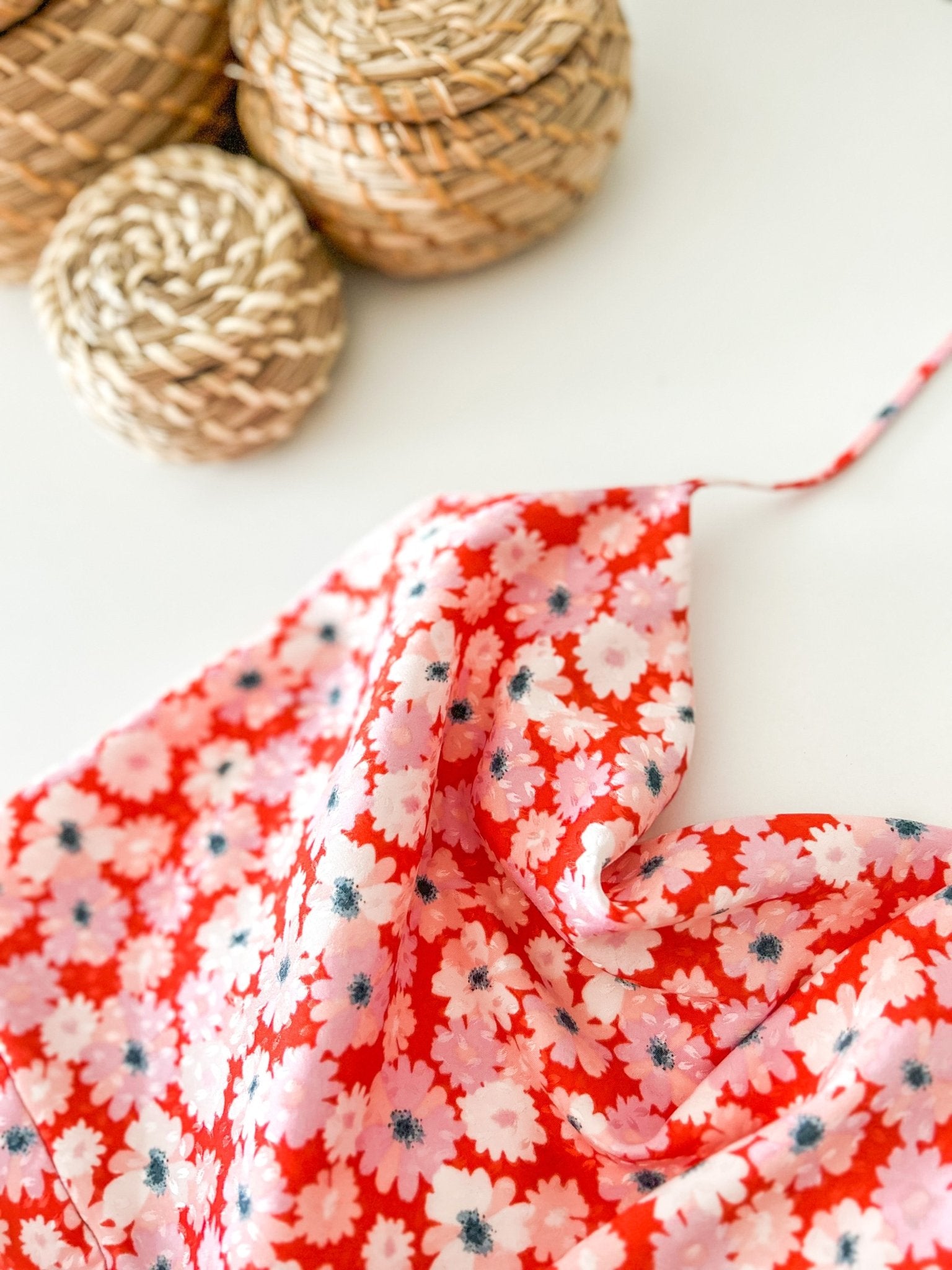 Pink Flower Halter Dress - Styled by Ashley Brooke