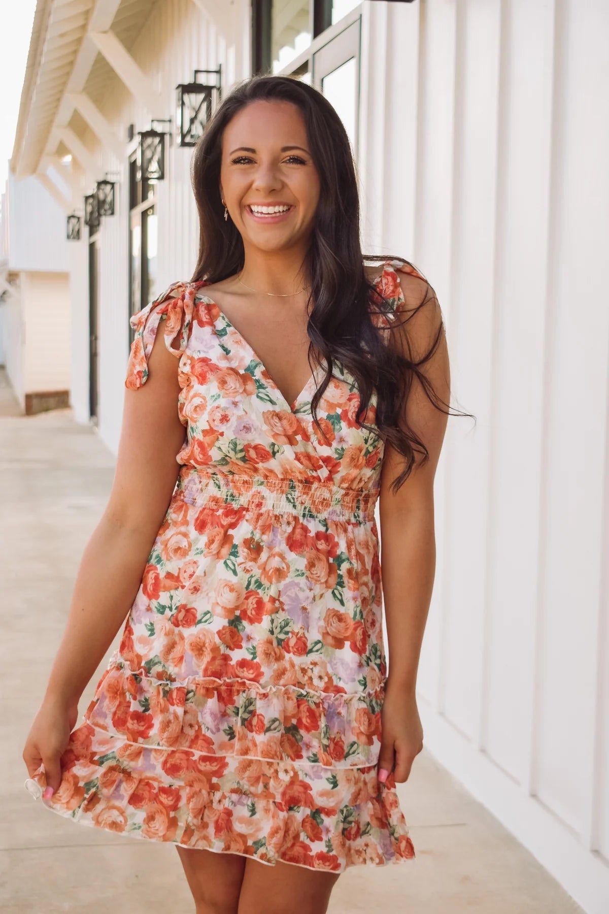Poppy Floral Mini Dress - Styled by Ashley Brooke