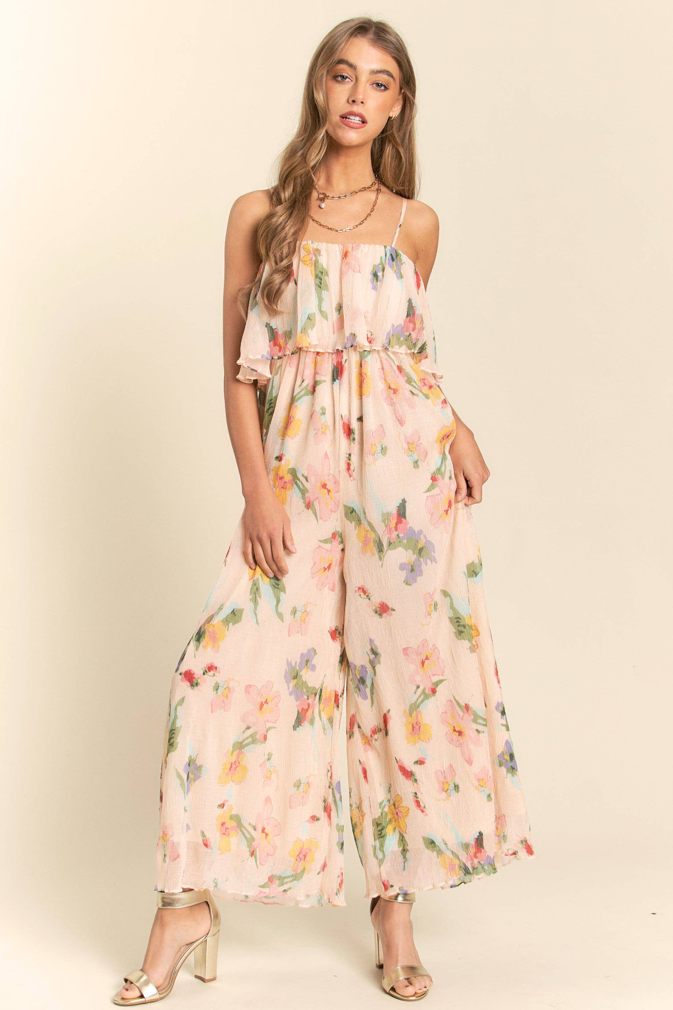 Floral Jumpsuit - Styled by Ashley Brooke