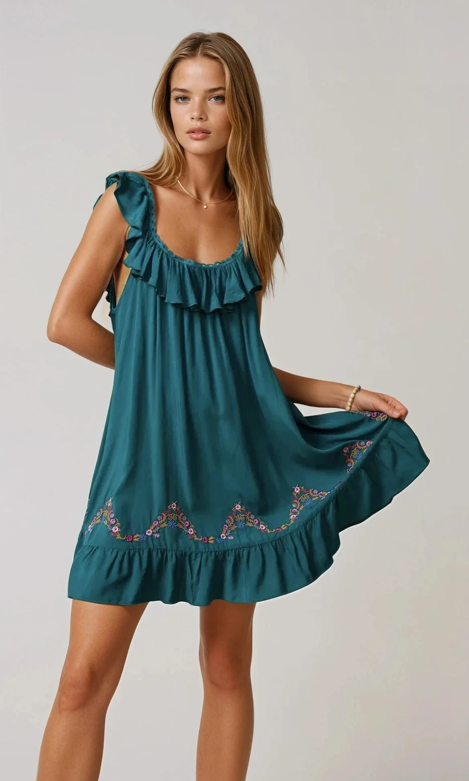 Jacquard Floral Mini Dress | Fit & Flare Tube Dress Styled by Ashley Brooke Jacquard Floral Mini Dress | Fit & Flare Tube Dress Styled by Ashley Brooke