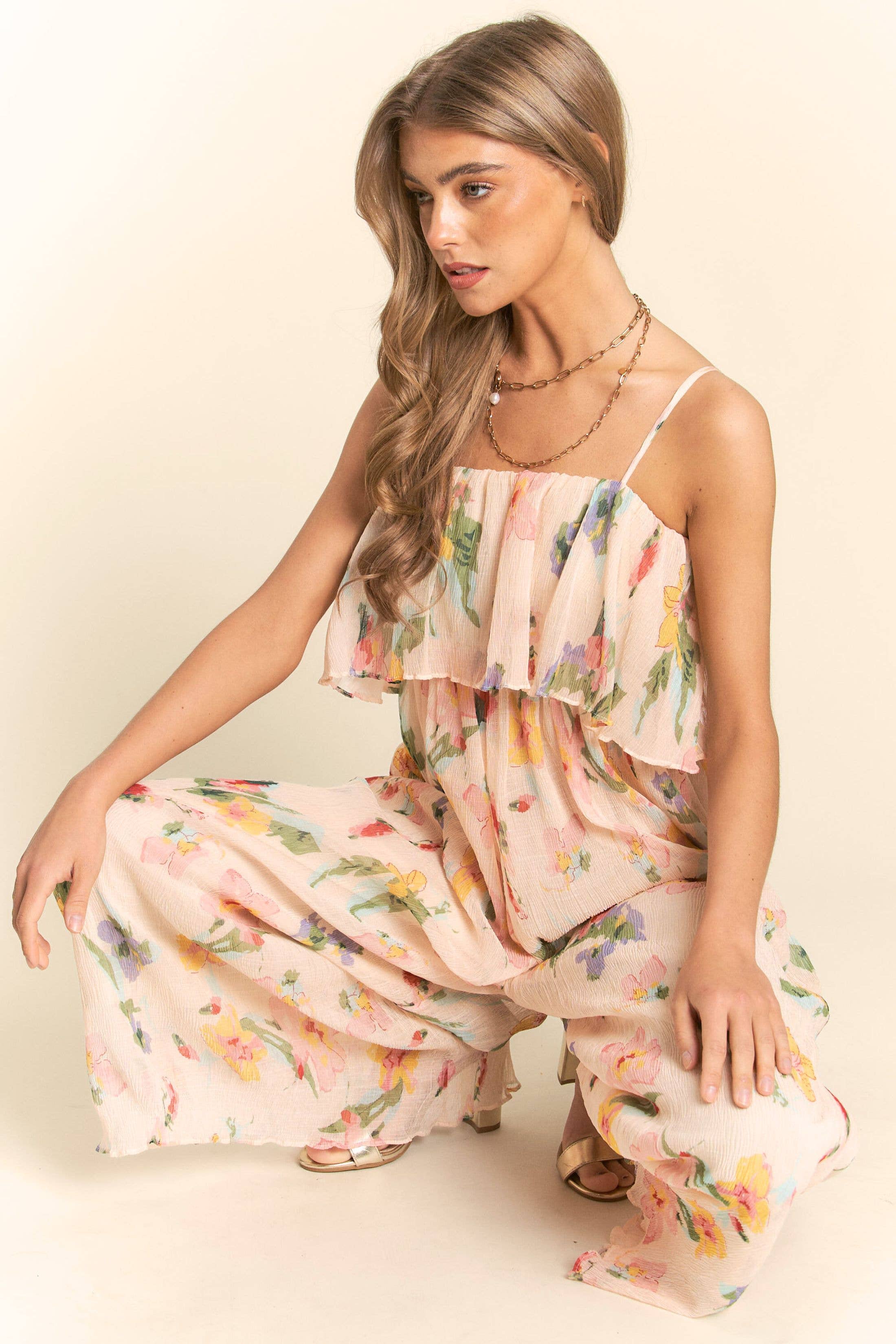 Floral Jumpsuit - Styled by Ashley Brooke