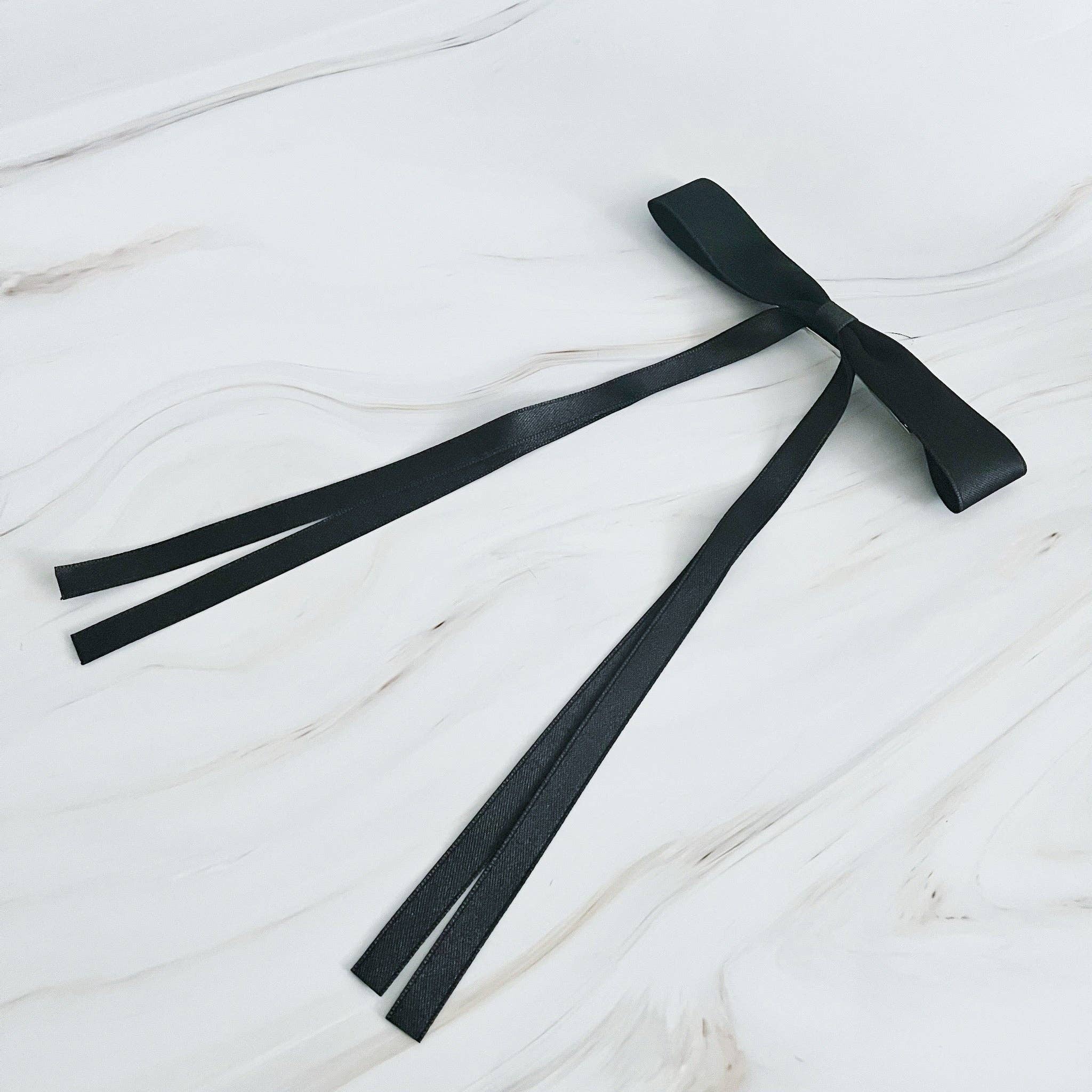 Ballerina Slim Bow Hair Clip Set Of 4 - Styled by Ashley Brooke