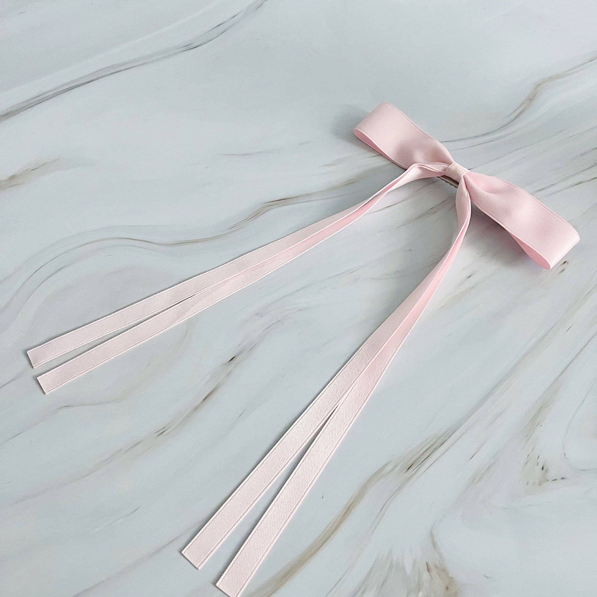 Ballerina Slim Bow Hair Clip Set Of 4 - Styled by Ashley Brooke