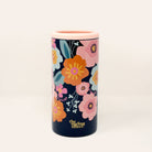 Blue Floral Skinny Can Cooler - Styled by Ashley Brooke